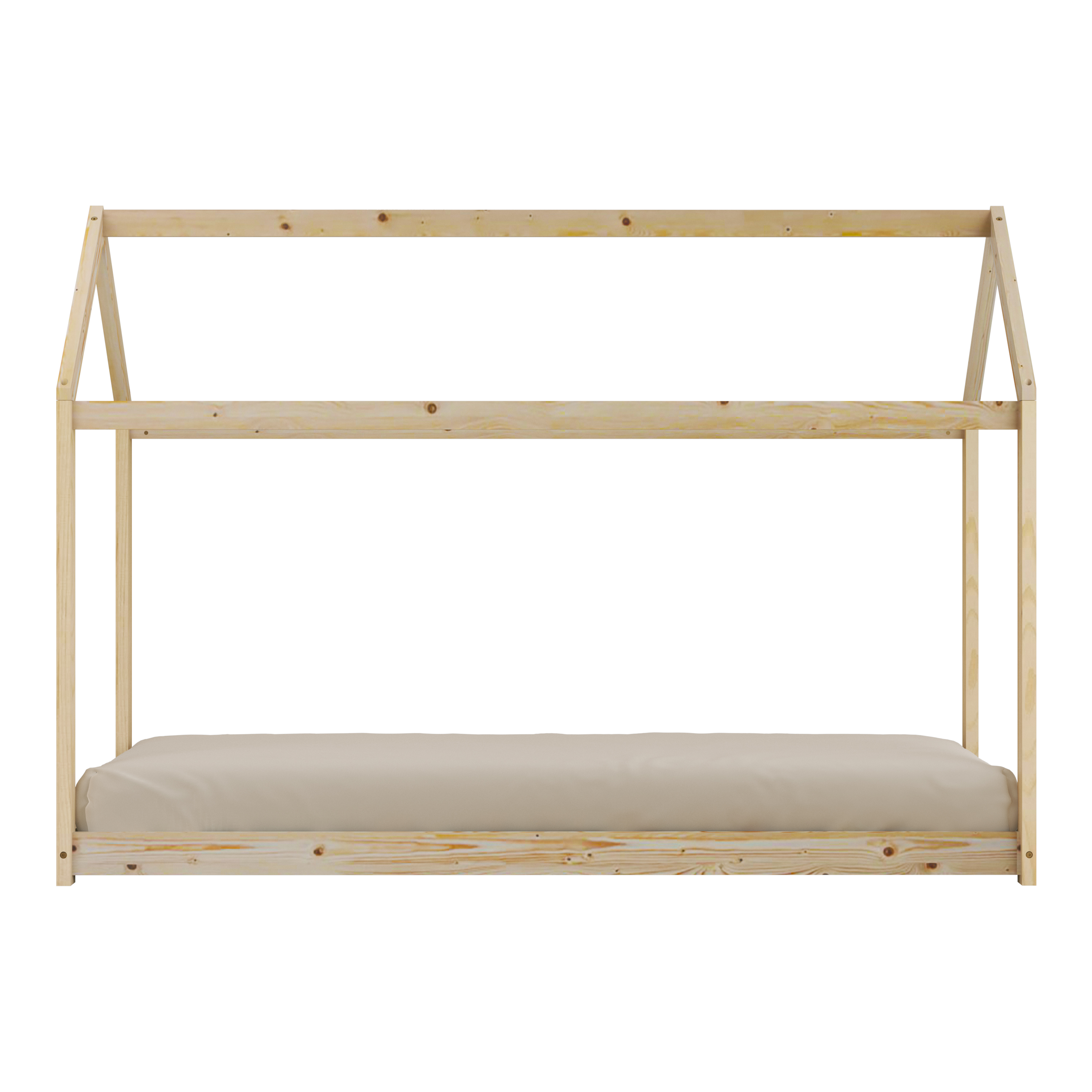 Sunny Zoey House Bed Natural – Without Mattress