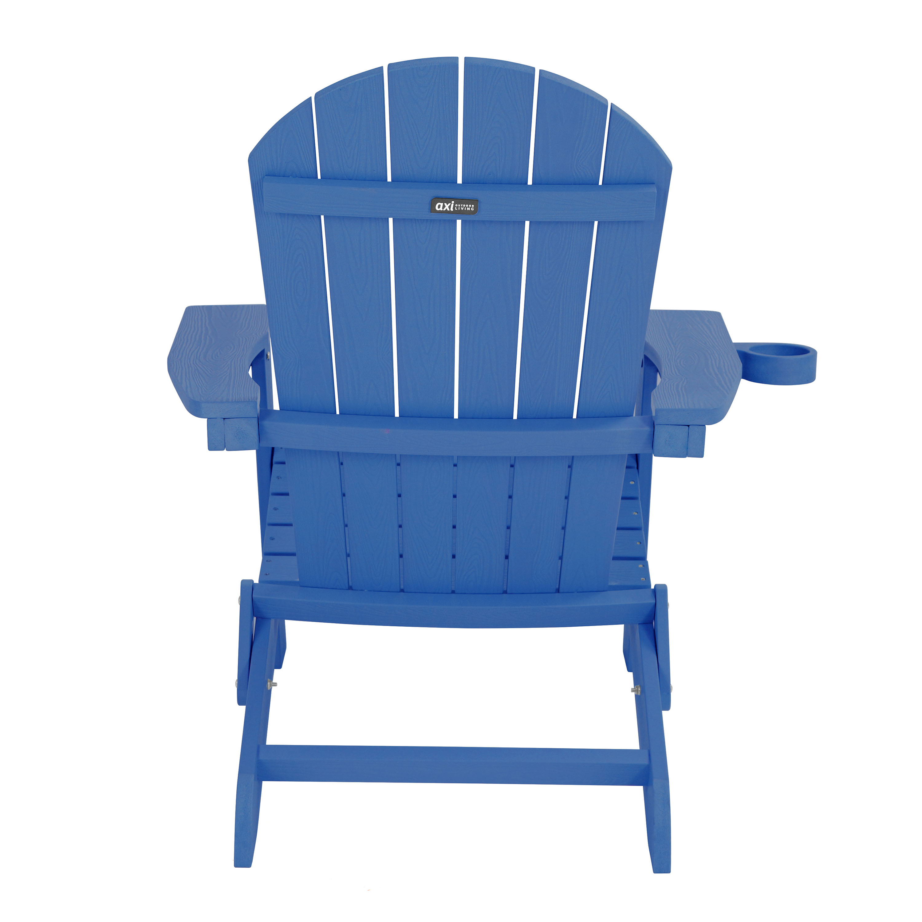 AXI Claire Folding Adirondack Chair Plastic Blue