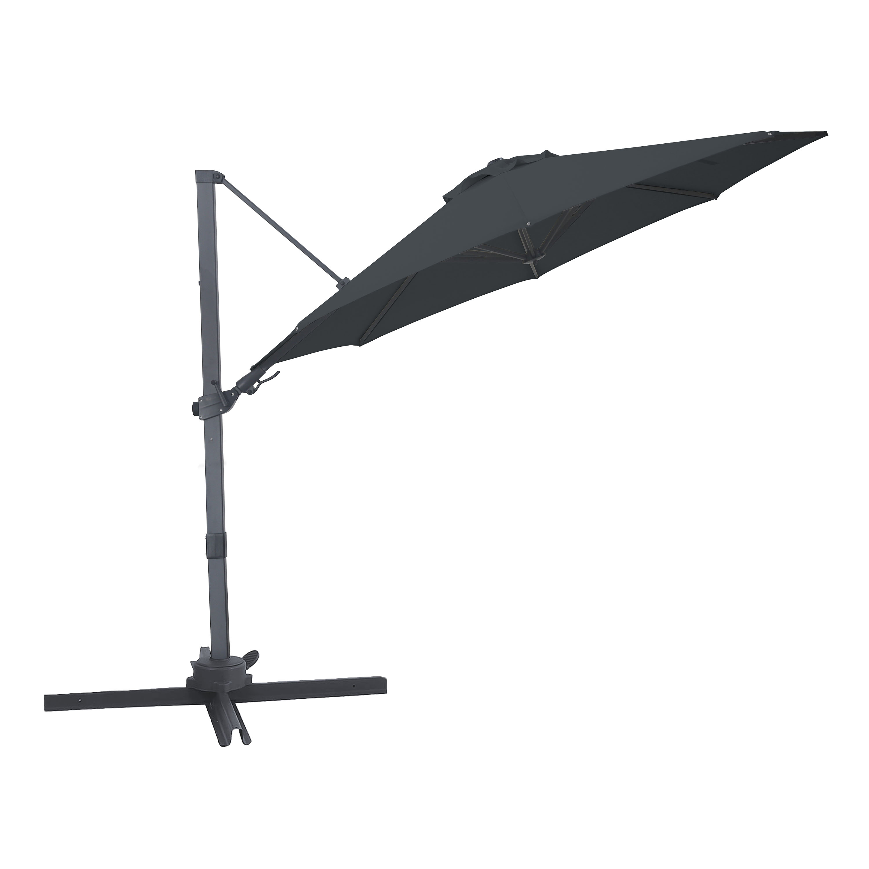 AXI Solis Cantilever Parasol Ø 300cm Anthracite/Grey