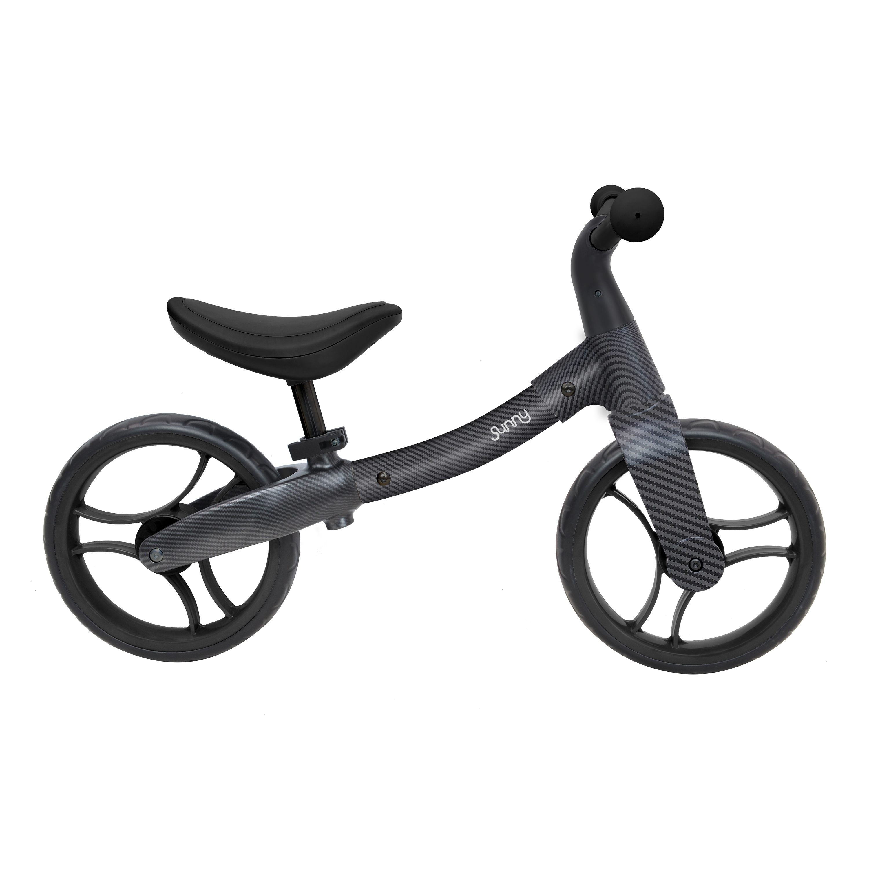 Sunny Balance Bike 3000 Metalen Loopfiets met Carbon Fiber Look