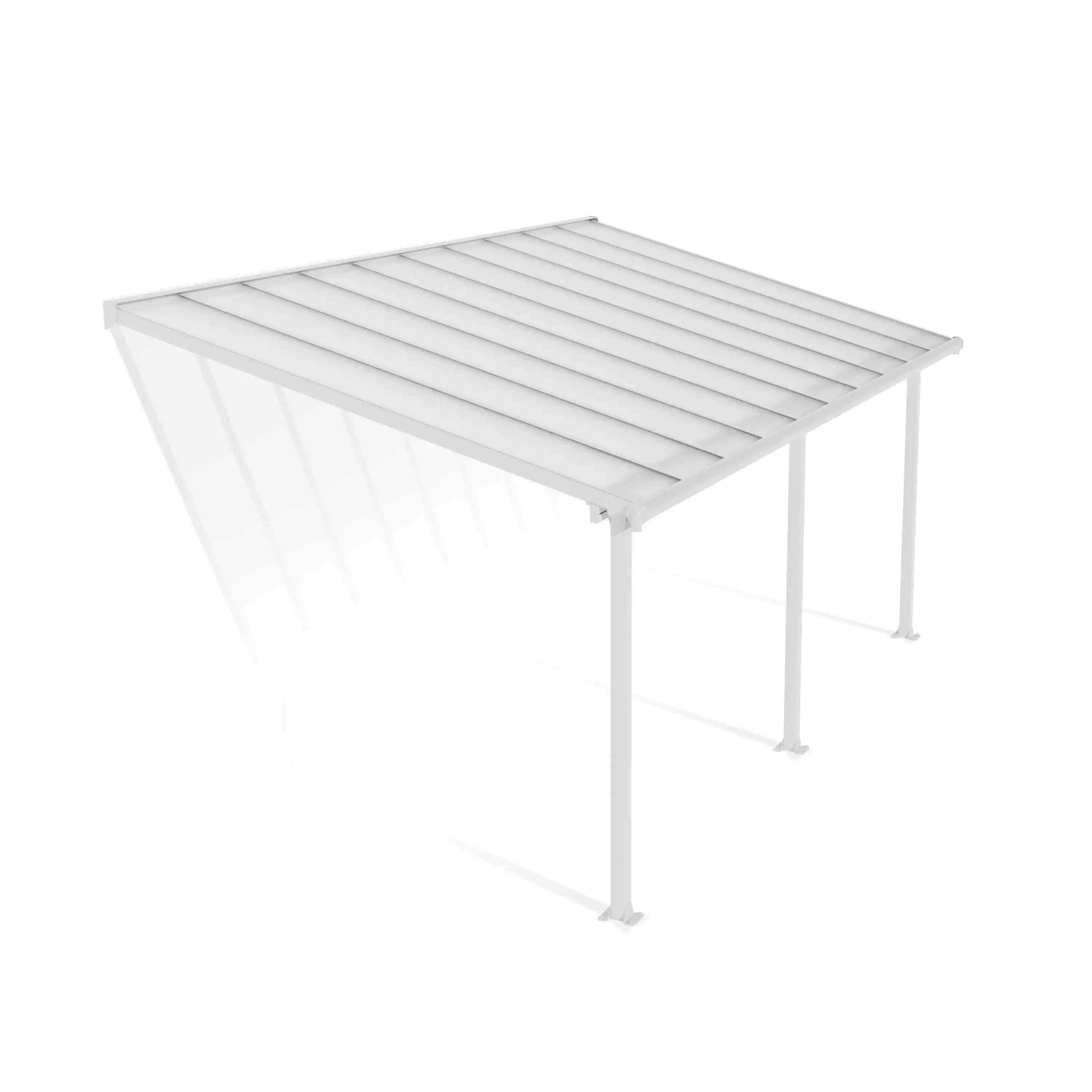 Canopia Olympia 619X294 cm Terrasoverkapping Wit Helder