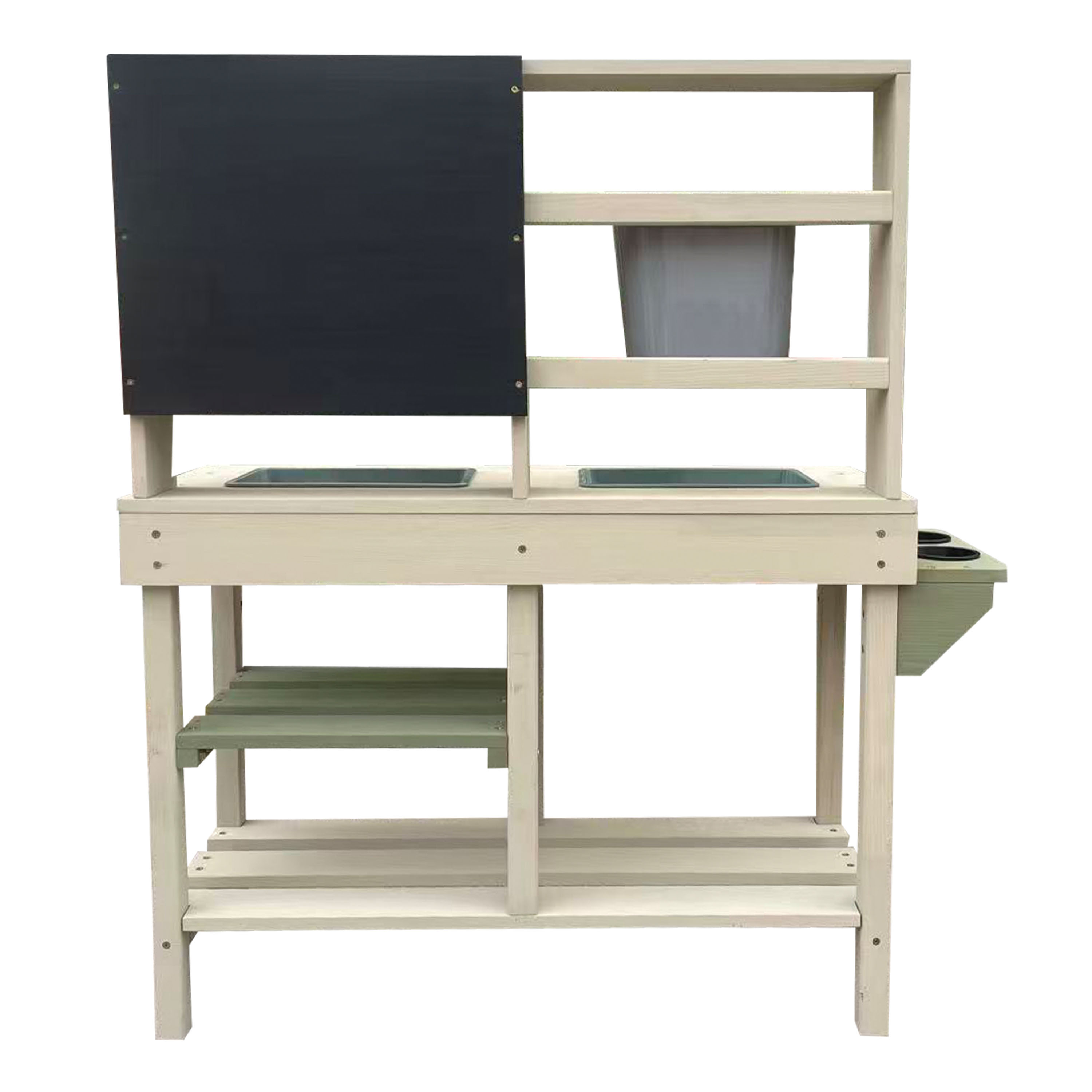 AXI Sev Sand & Water Play Kitchen Grey/Green