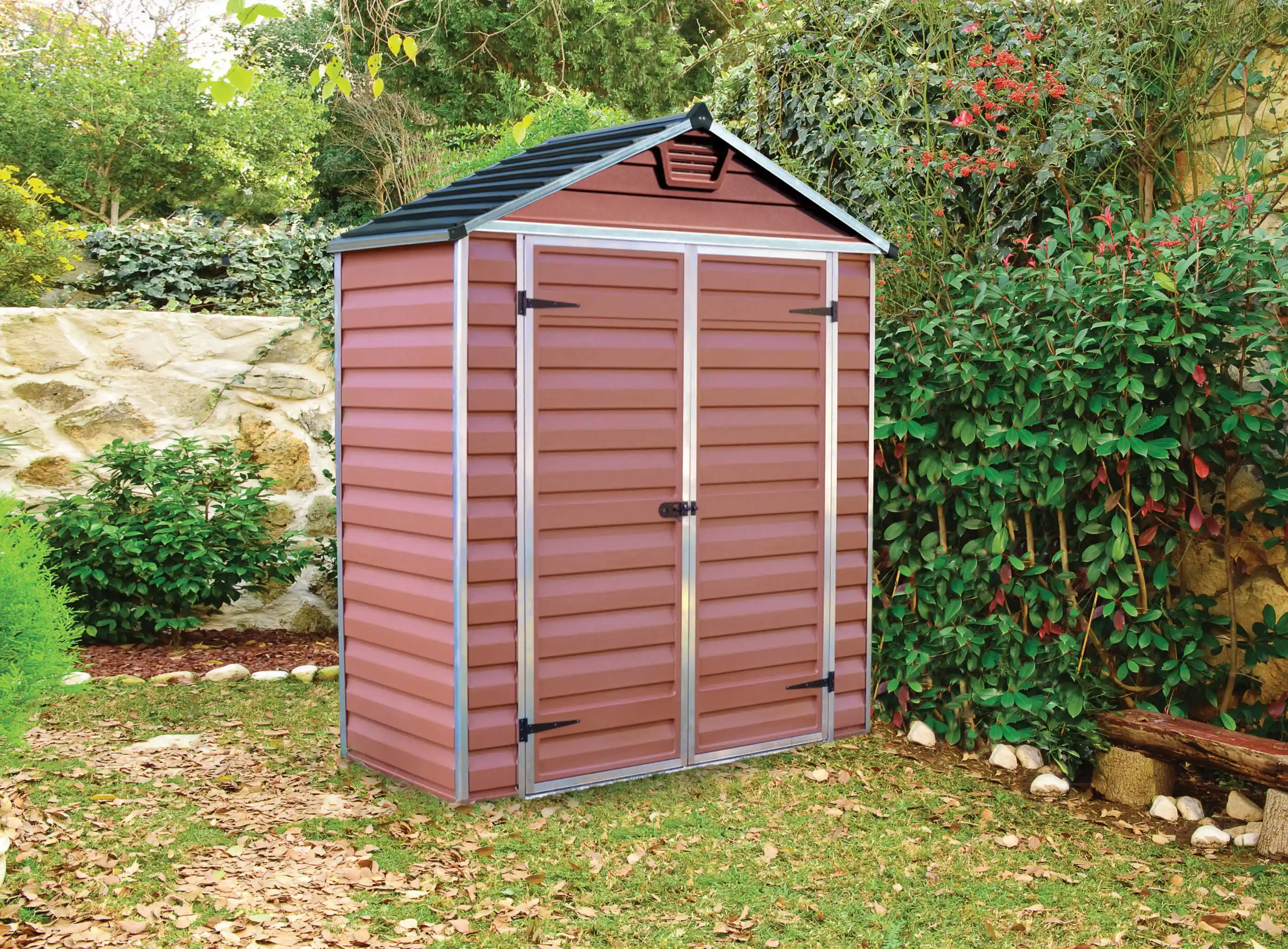 Canopia Skylight 90X185X217 cm Openlucht schuur voor tuin Amber
