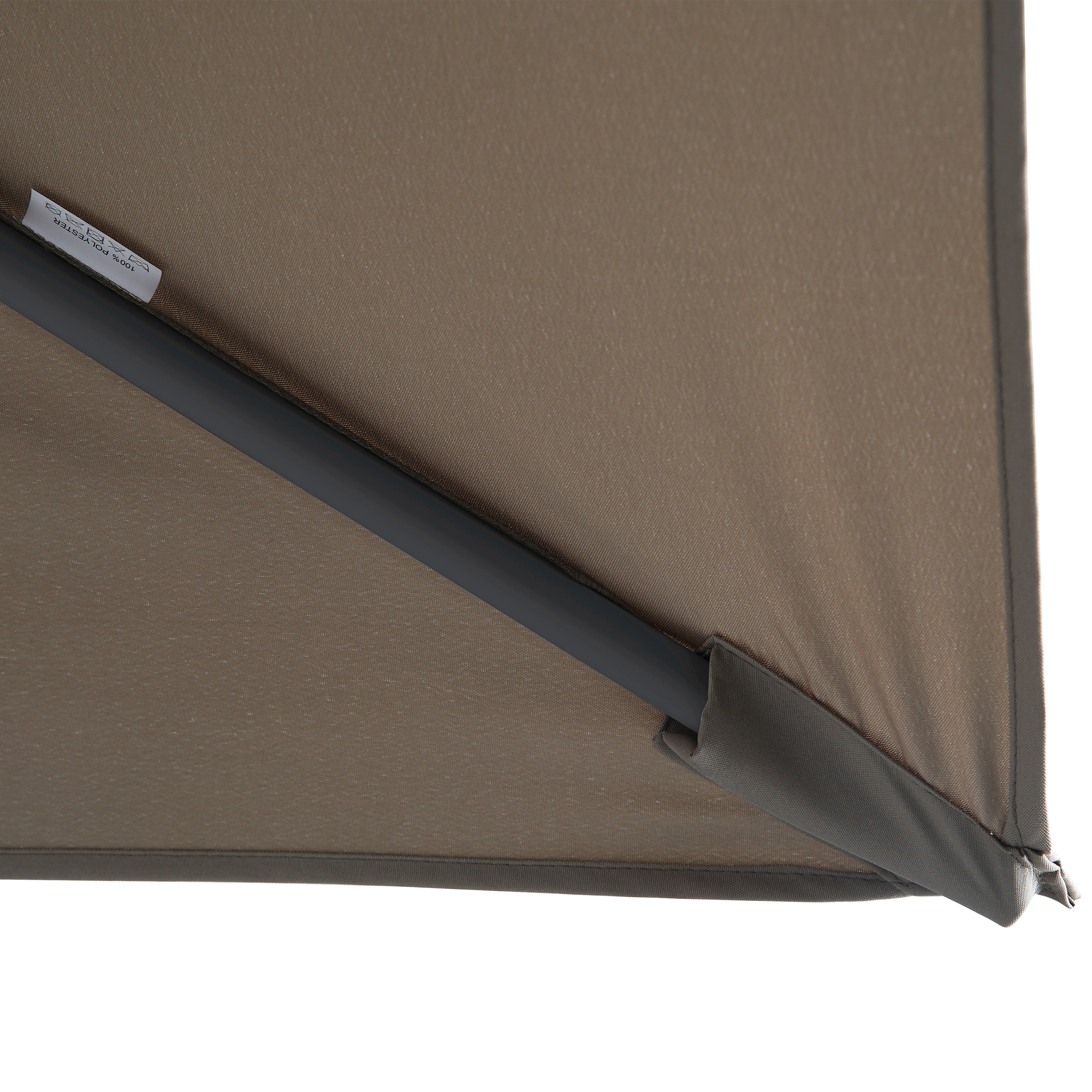 AXI Marisol Cantilever Parasol Ø 300cm incl. parasol base with wheels Anthracite/Taupe – Complete set