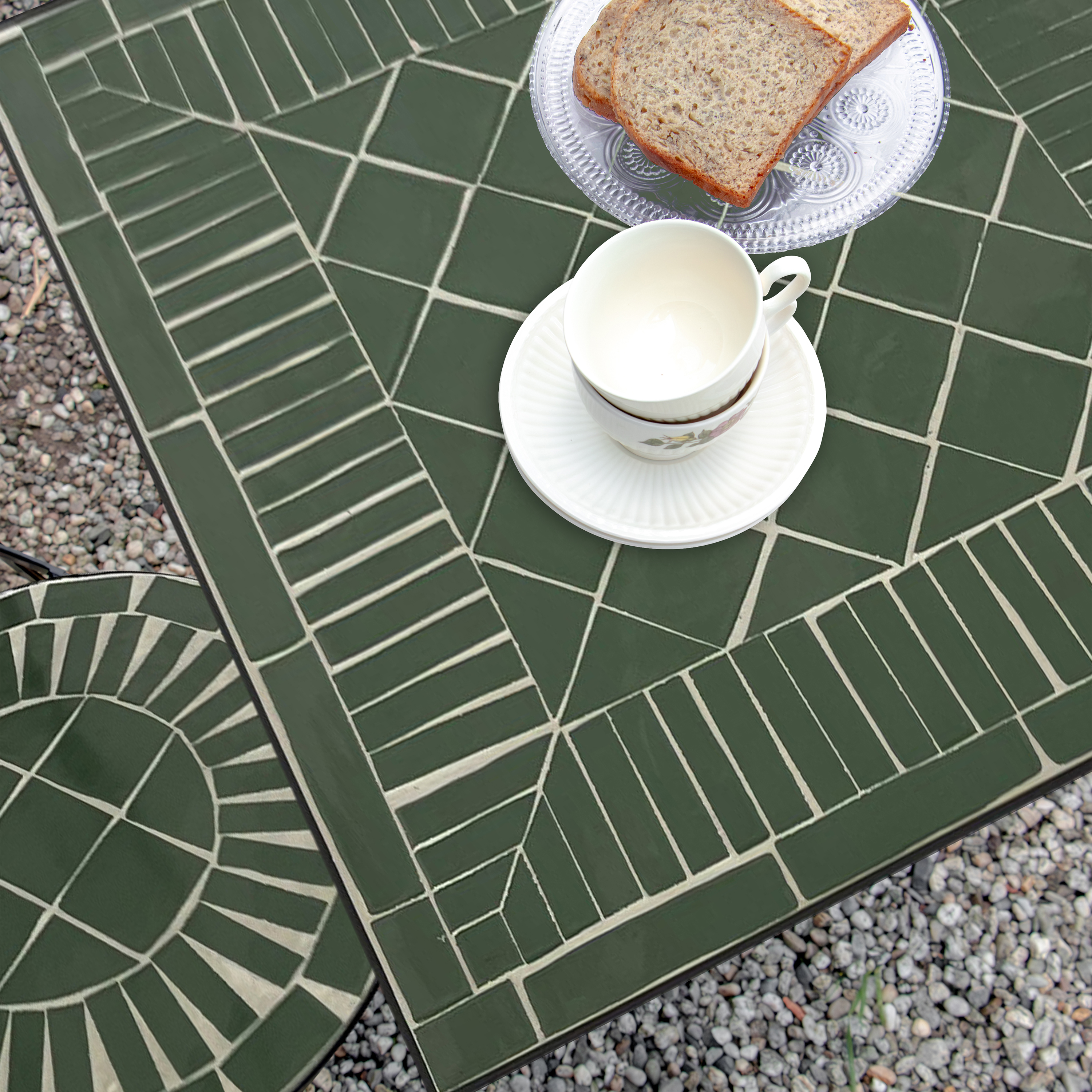 AXI Camilla Bistro Set Mosaic - Dark Green