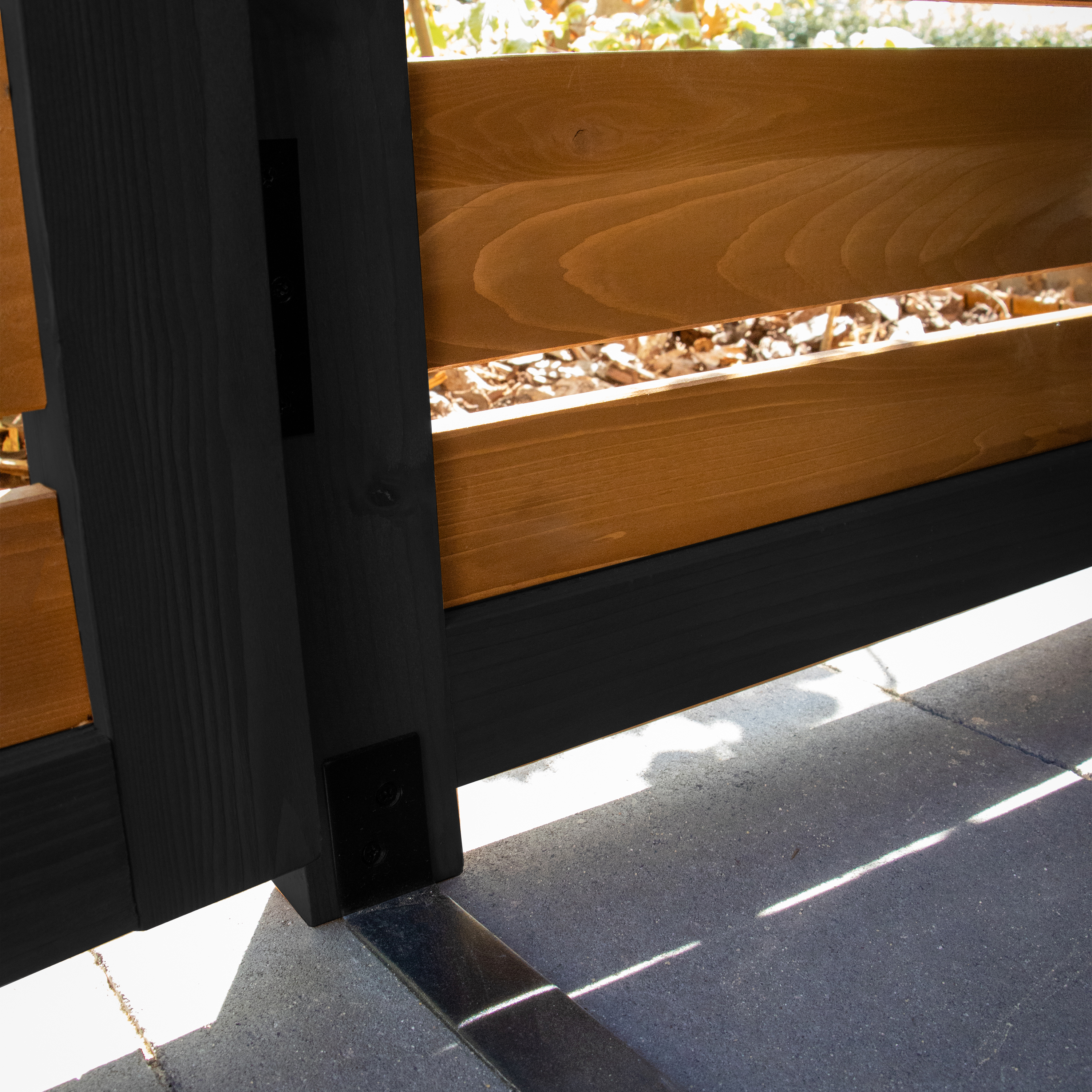 AXI Lex Wooden Bin Storage Brown/Black - 1 bin