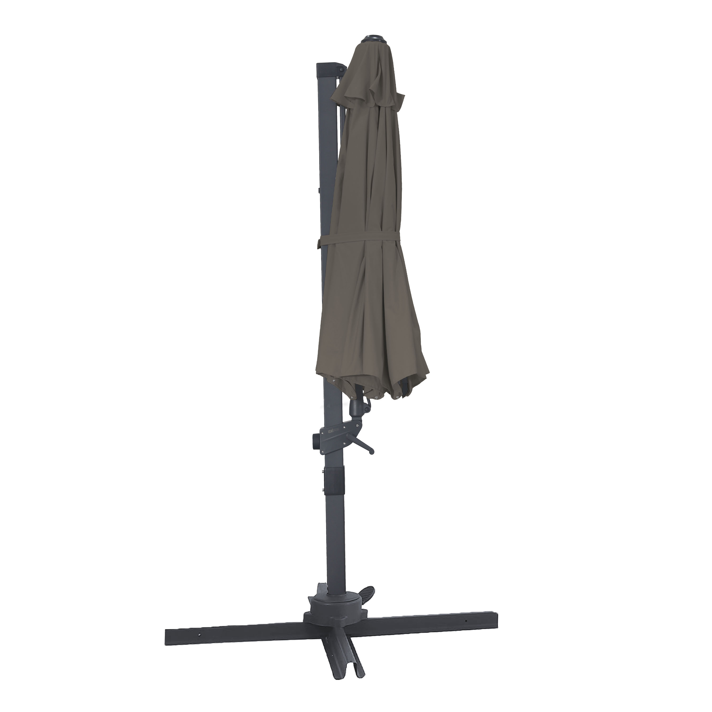 AXI Solis Cantilever Parasol Ø 300cm Anthracite/Taupe