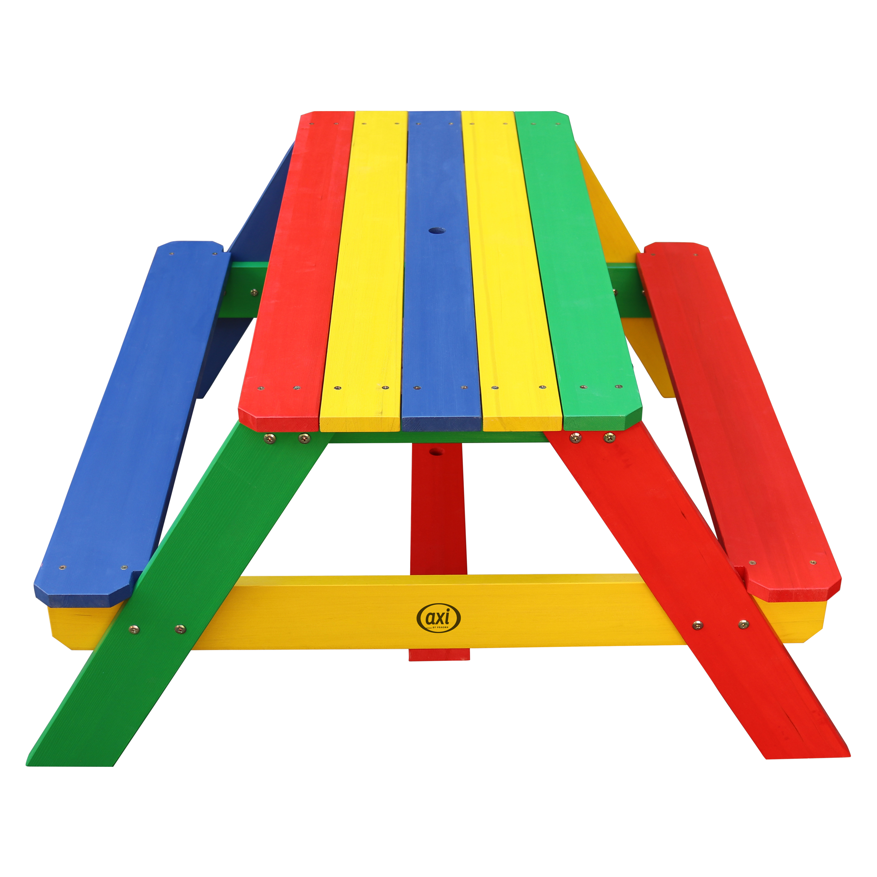 AXI Nick Picnic Table Rainbow - Umbrella Rainbow
