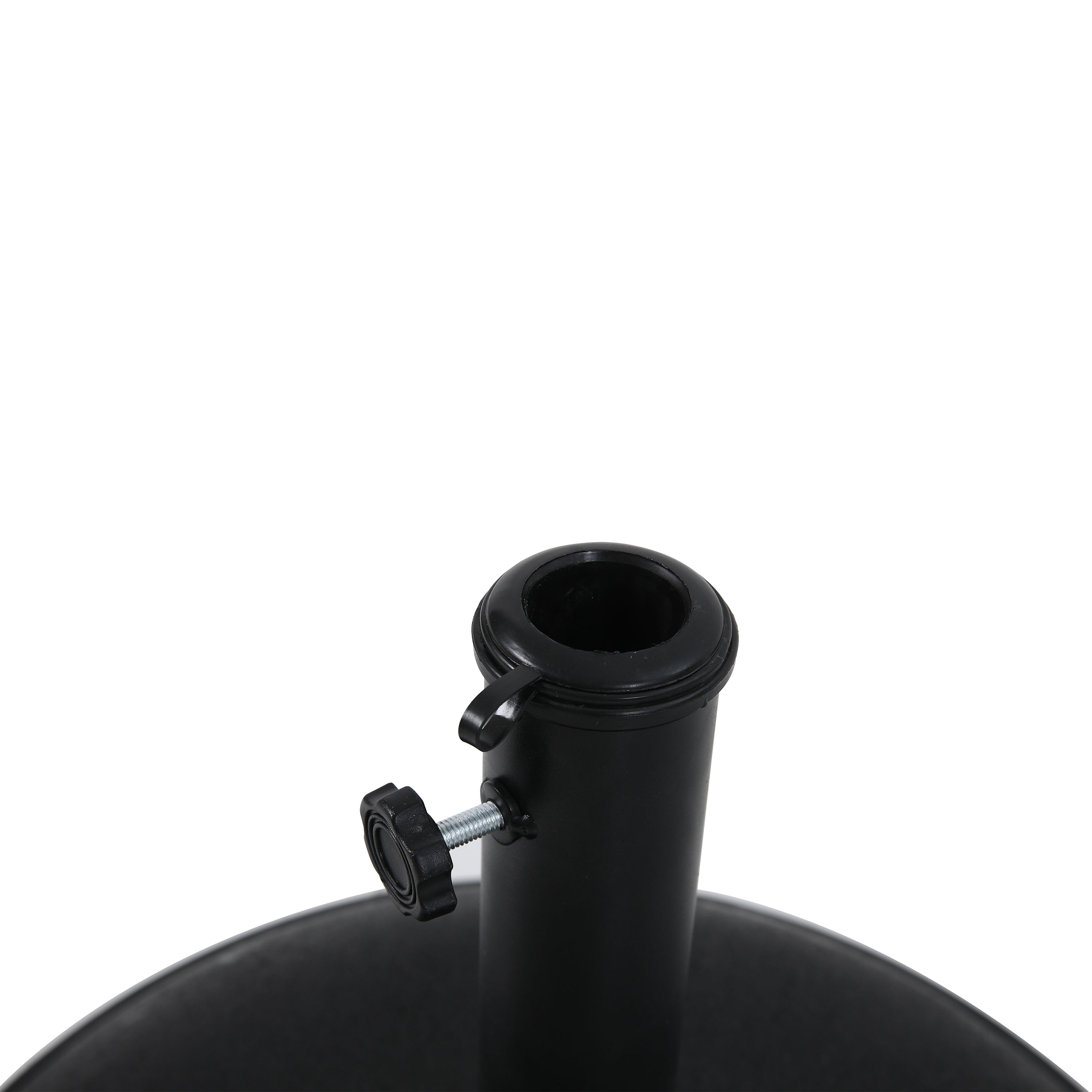 AXI Noor Centre Pole Parasol Ø 300cm incl. parasol base Anthracite/Grey