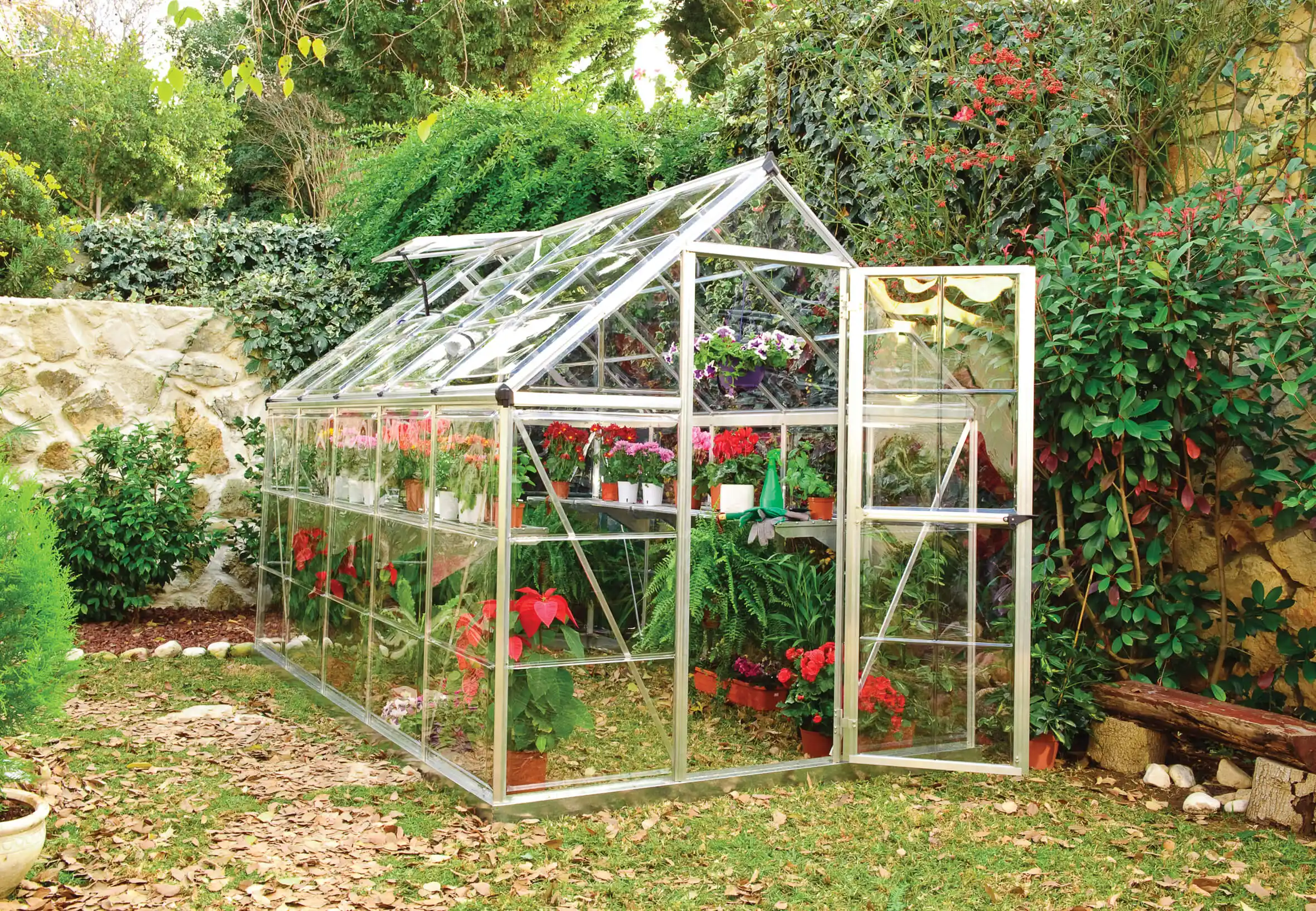 Canopia Harmony 306X185X208 cm Tuinkas Zilver Helder-7290103110840 Canopia Harmony 306X185X208 cm Tuinkas Zilver Helder