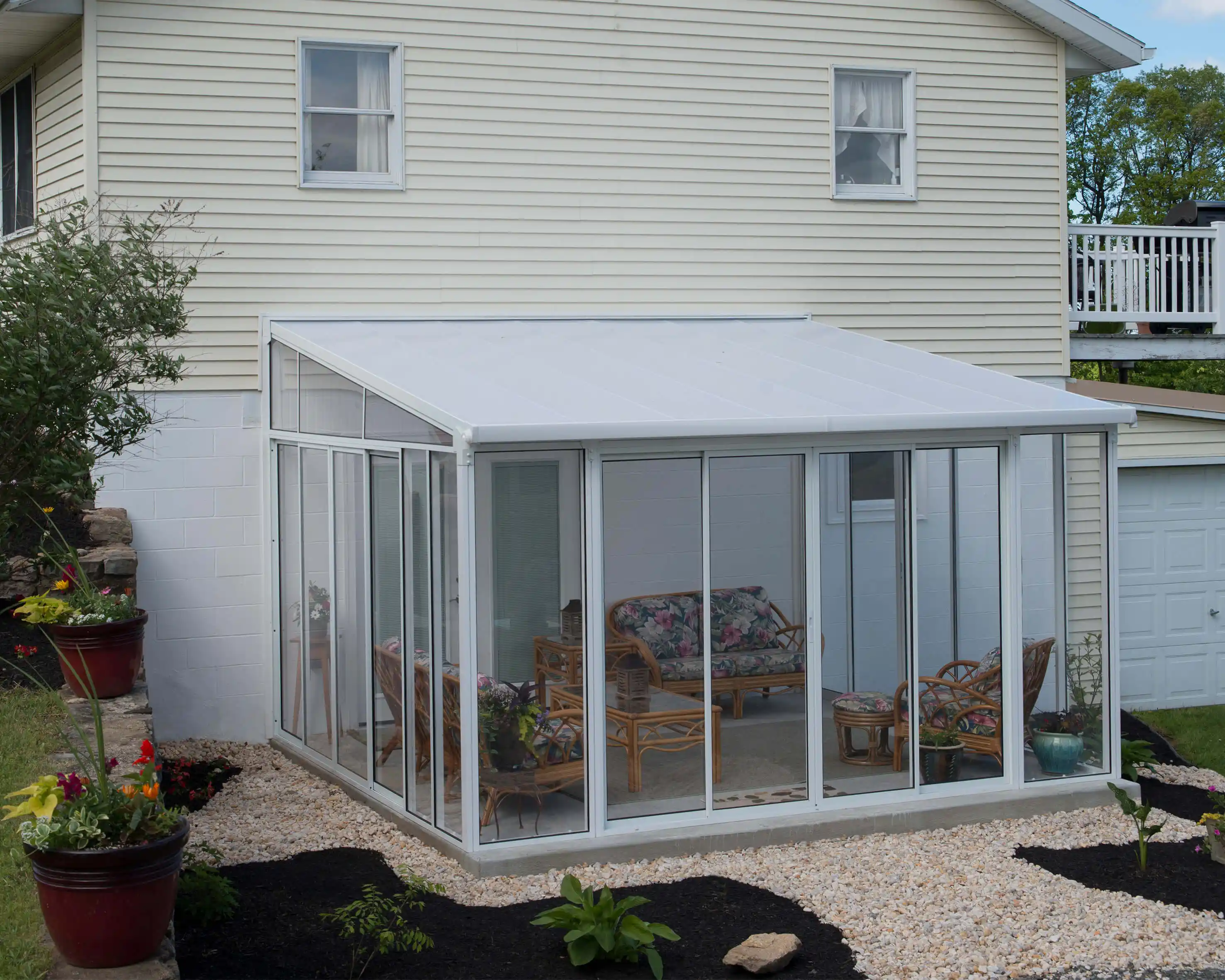 Canopia SanRemo Serre 435X380 cm veranda. en Solarium Wit Helder