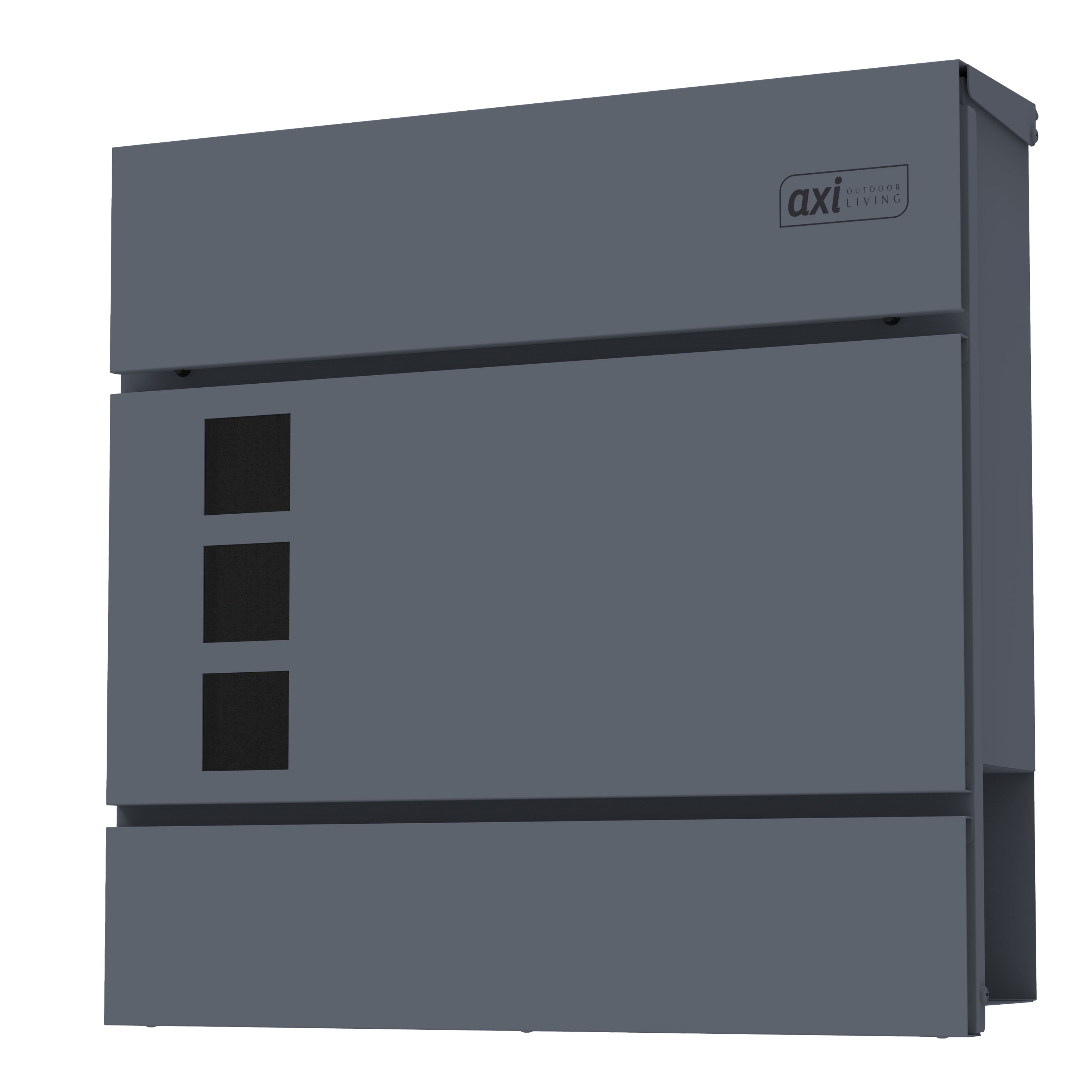 AXI Jonas Metal Letterbox Anthracite
