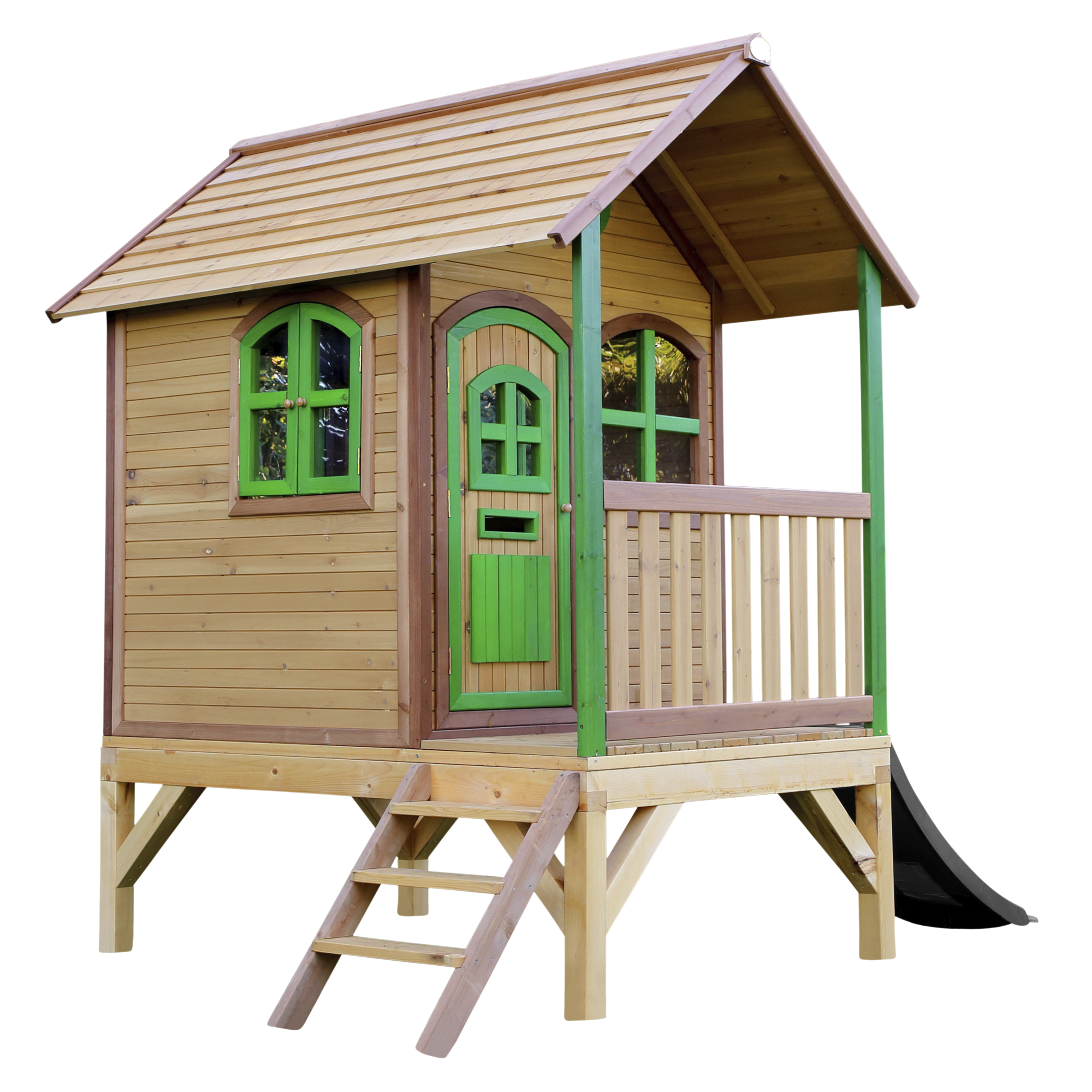 AXI Tom Playhouse Brown/Green - Grey Slide