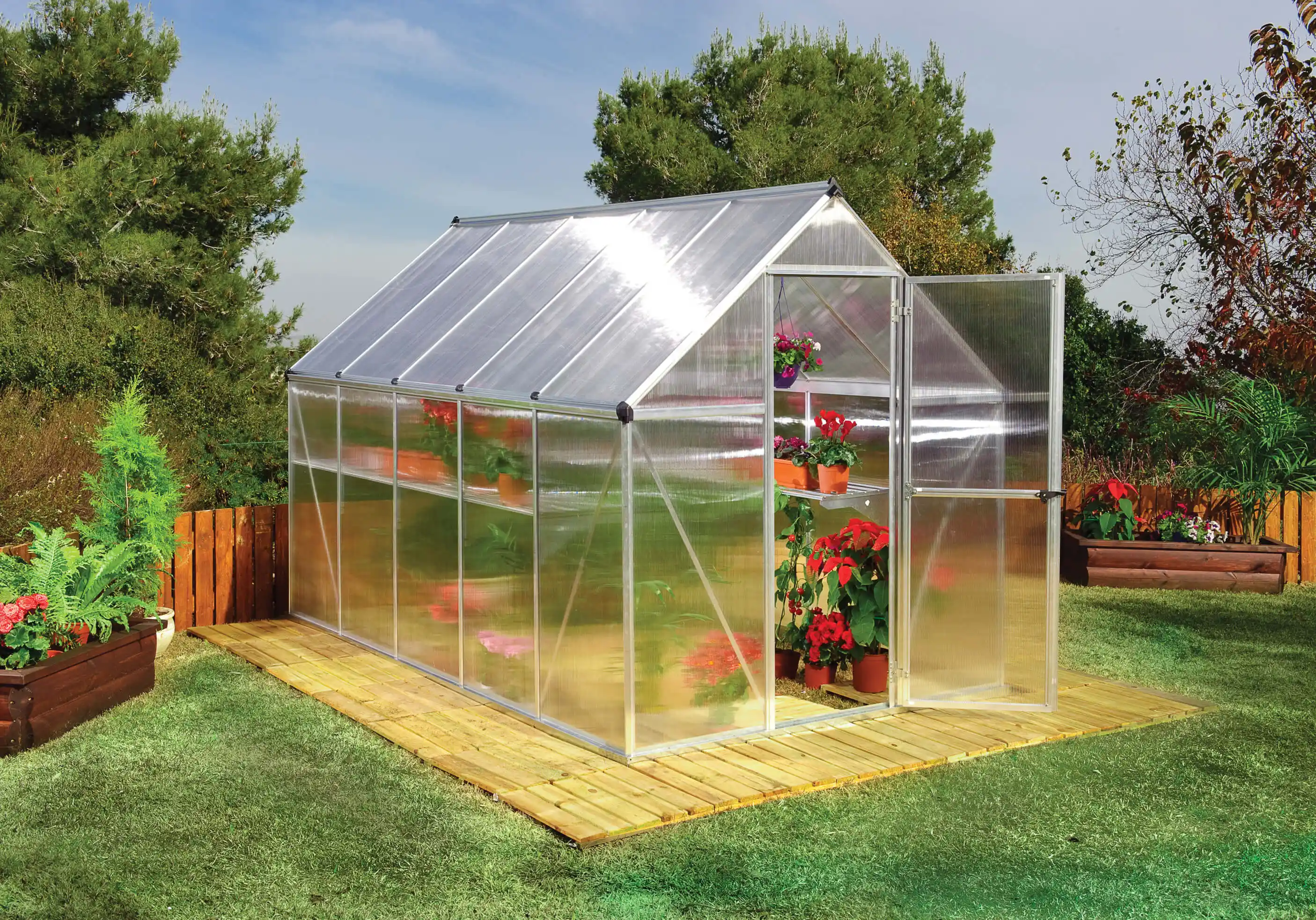 Canopia Mythos 306X185X208 cm Tuinkas Zilver meerwandig