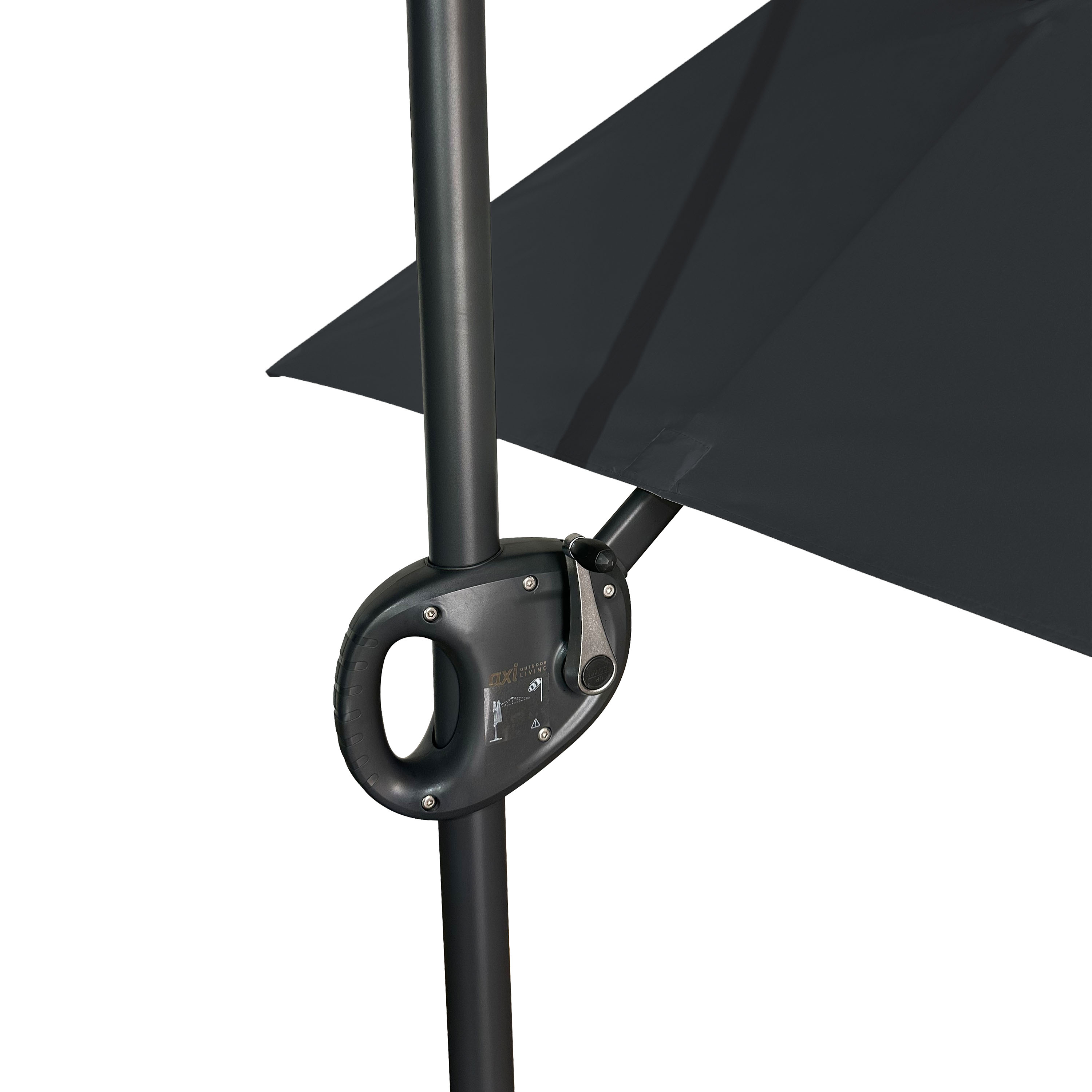 AXI Mira Cantilever Parasol 300x300cm Anthracite/Grey