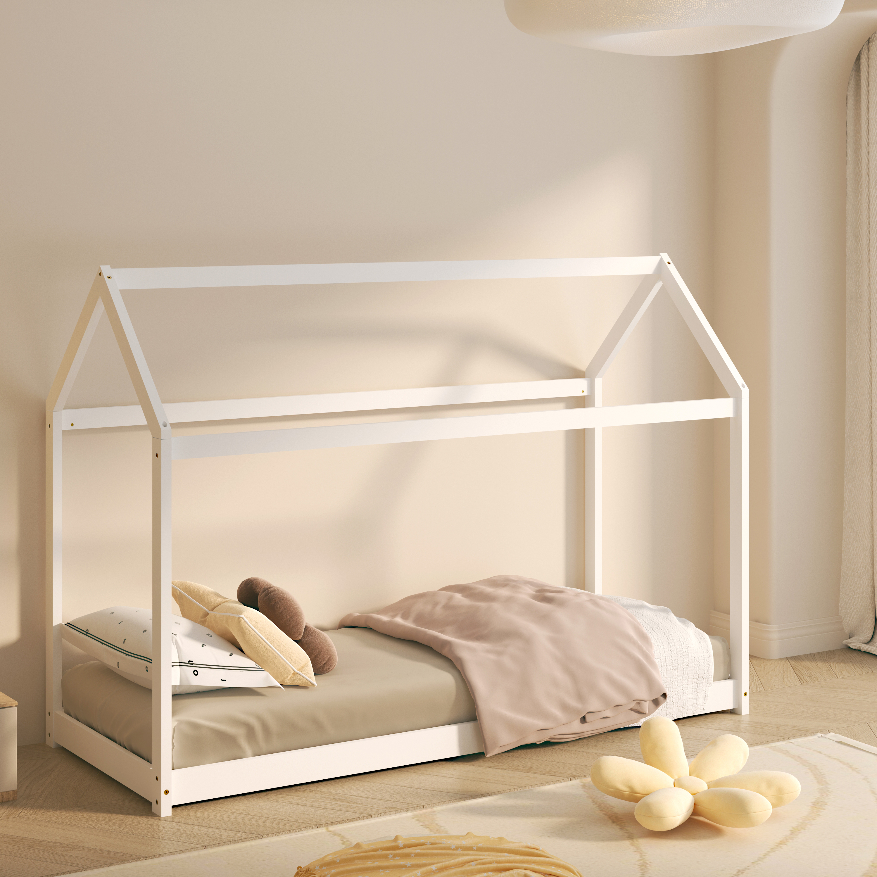 Sunny Zoey House Bed White – Without Mattress