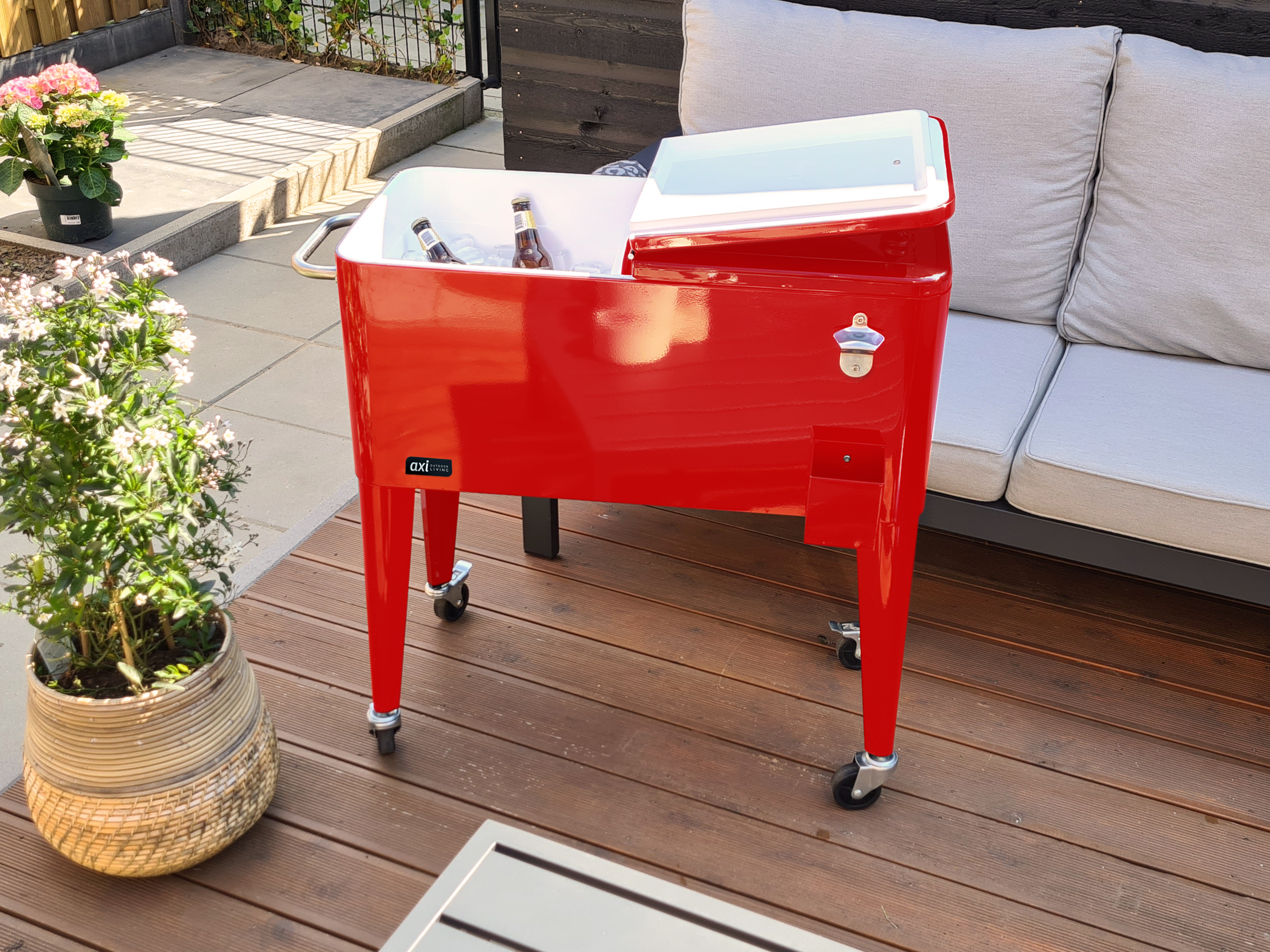 AXI Retro Cooler Rood