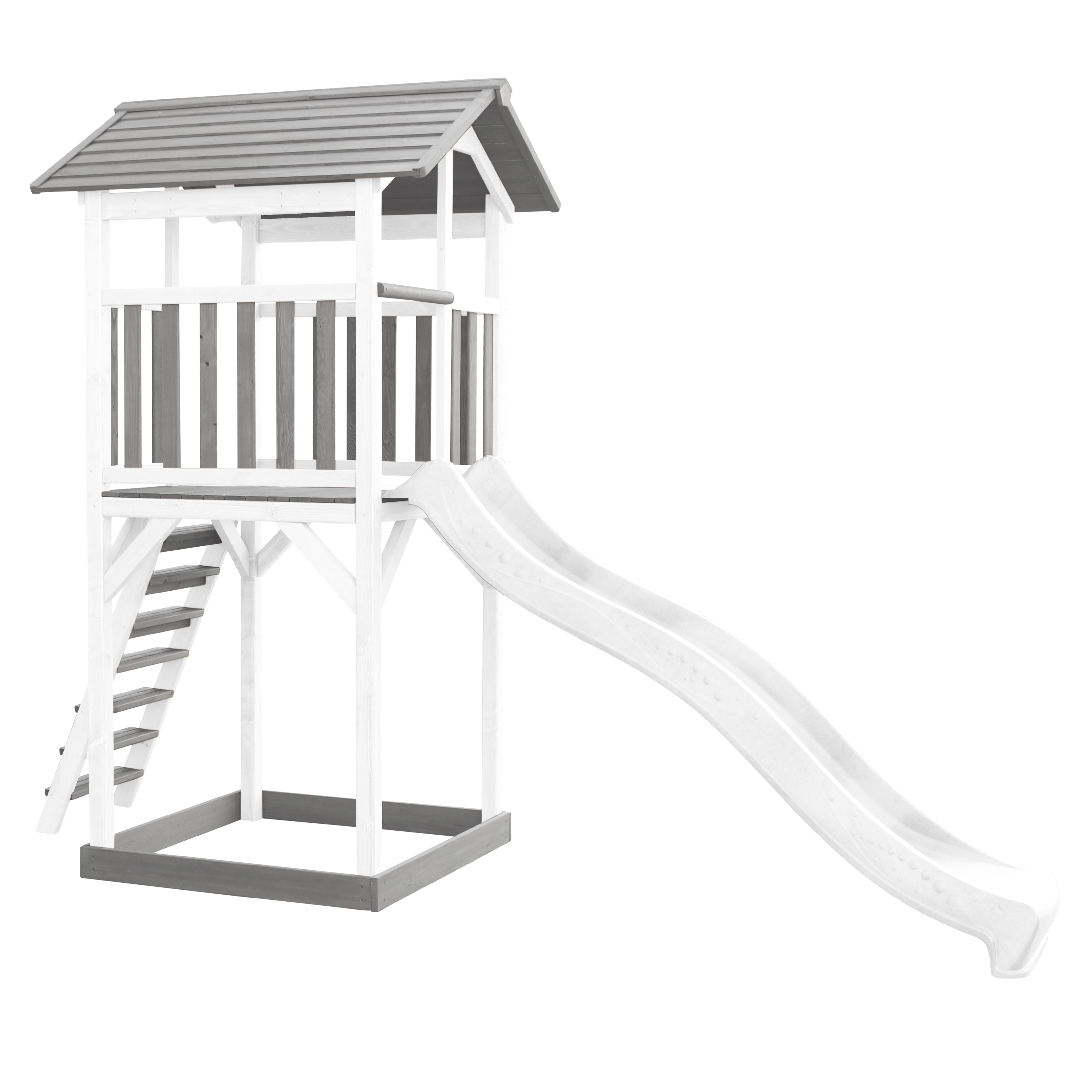 AXI Beach Tower Grey/White - White Slide
