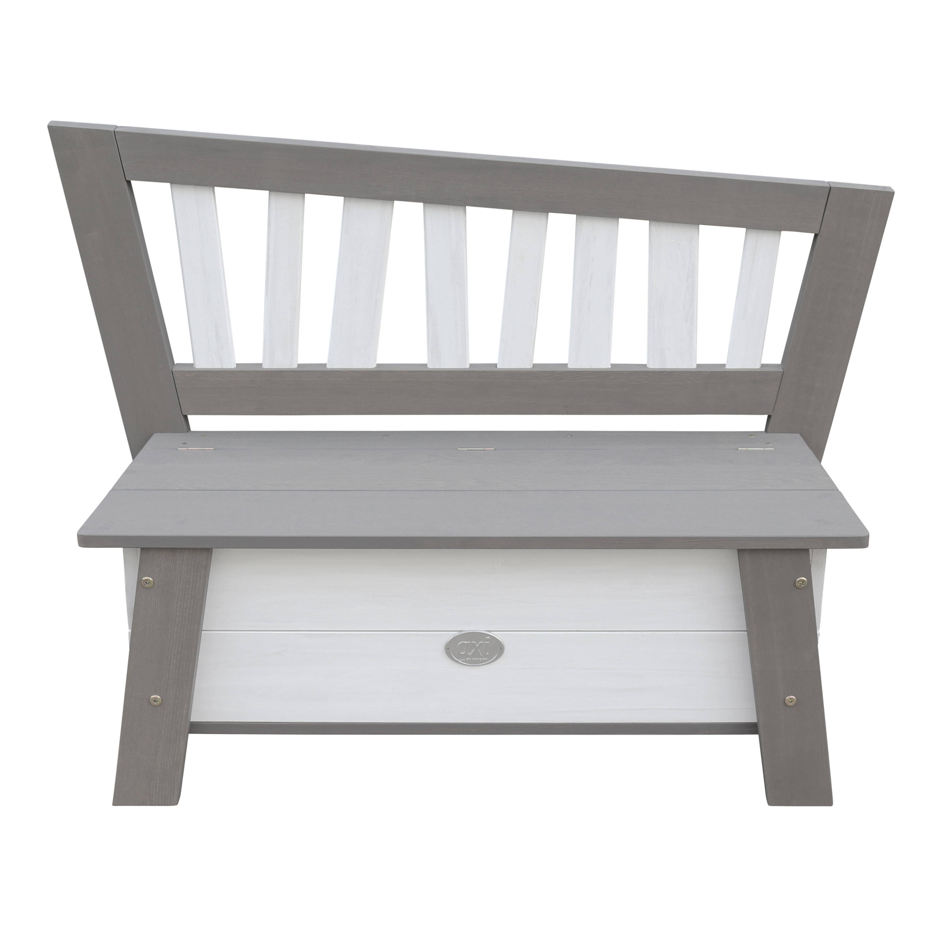 AXI Corky Storage Bench - Grey/White