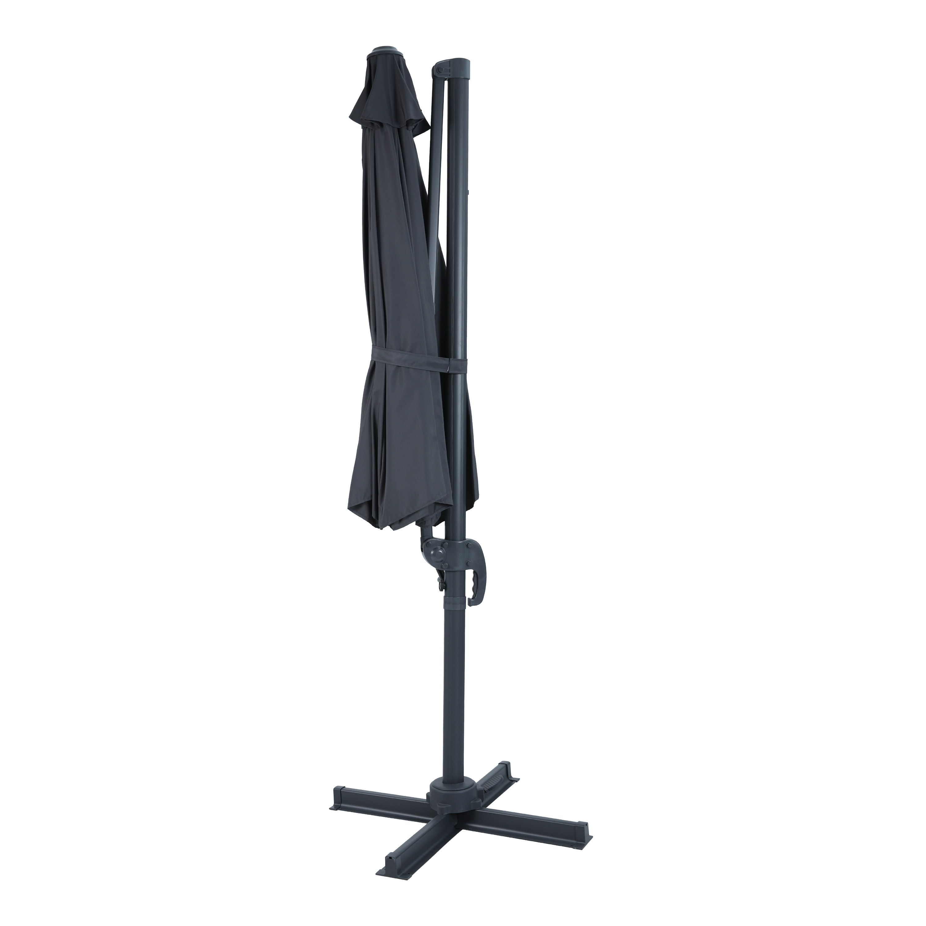 AXI Marisol Floating Parasol Ã˜ 300cm Anthracite/Grey