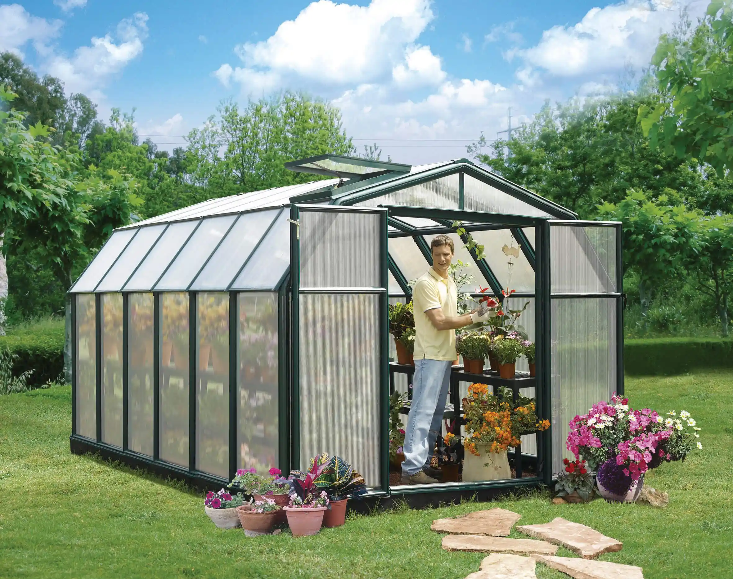 Canopia Hobby Gardener 391X266X208 cm Tuinkas Groen meerwandig