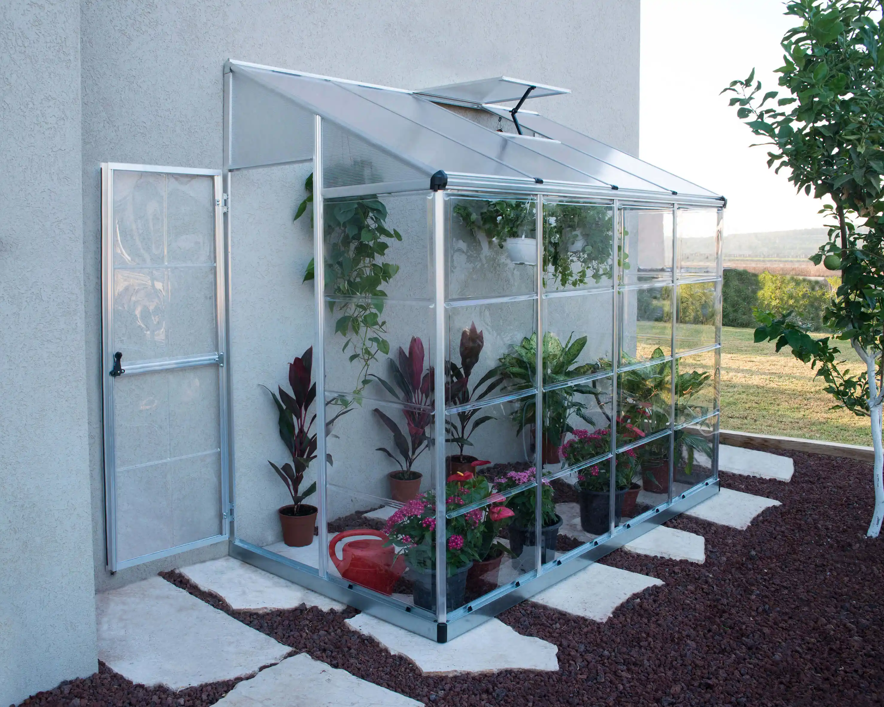 Canopia Tuinkas Lean-to Grow  Hybride 244X124.5X225 cm Zilver