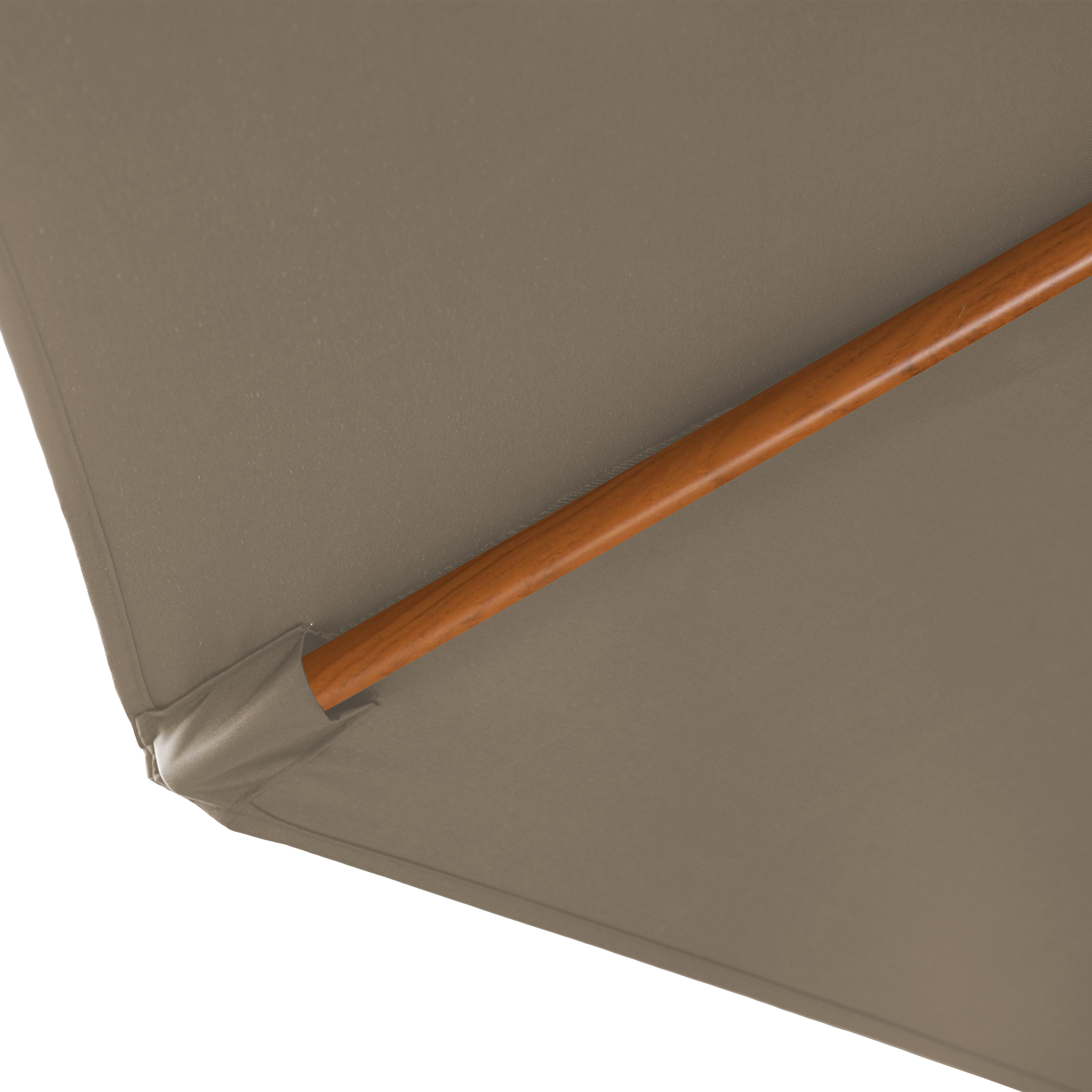 AXI Nima Zweefparasol 300x300 Houtlook/taupe 