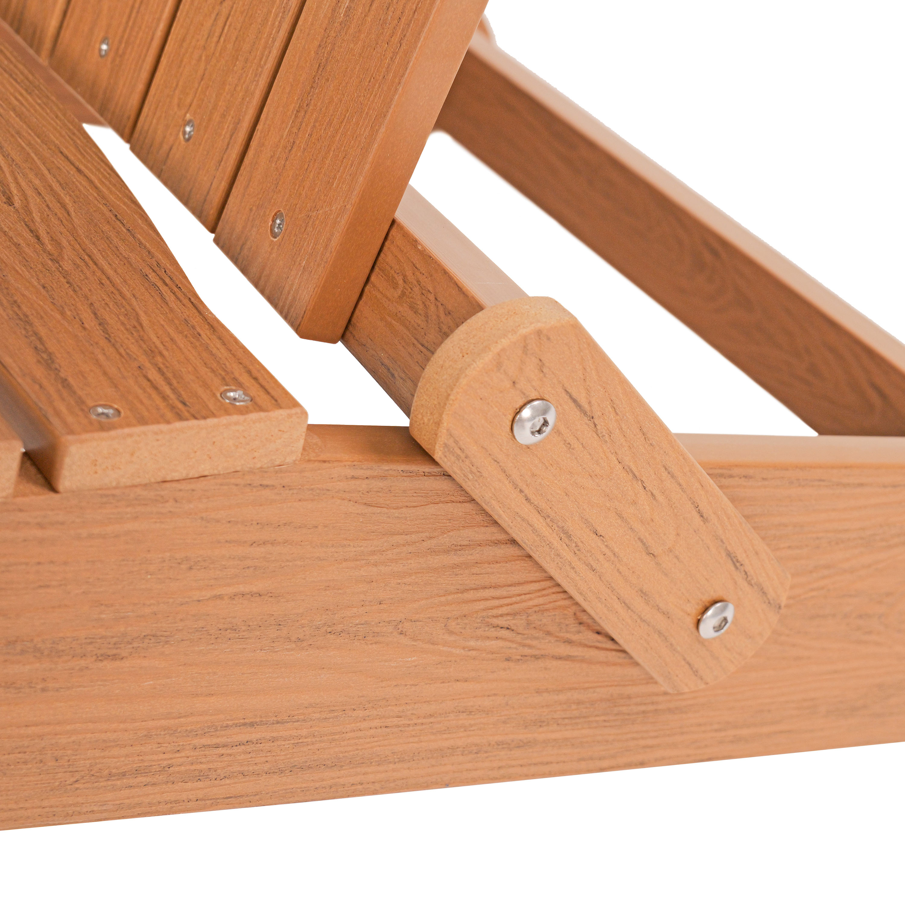 AXI Claire Folding Adirondack Chair Plastic Brown