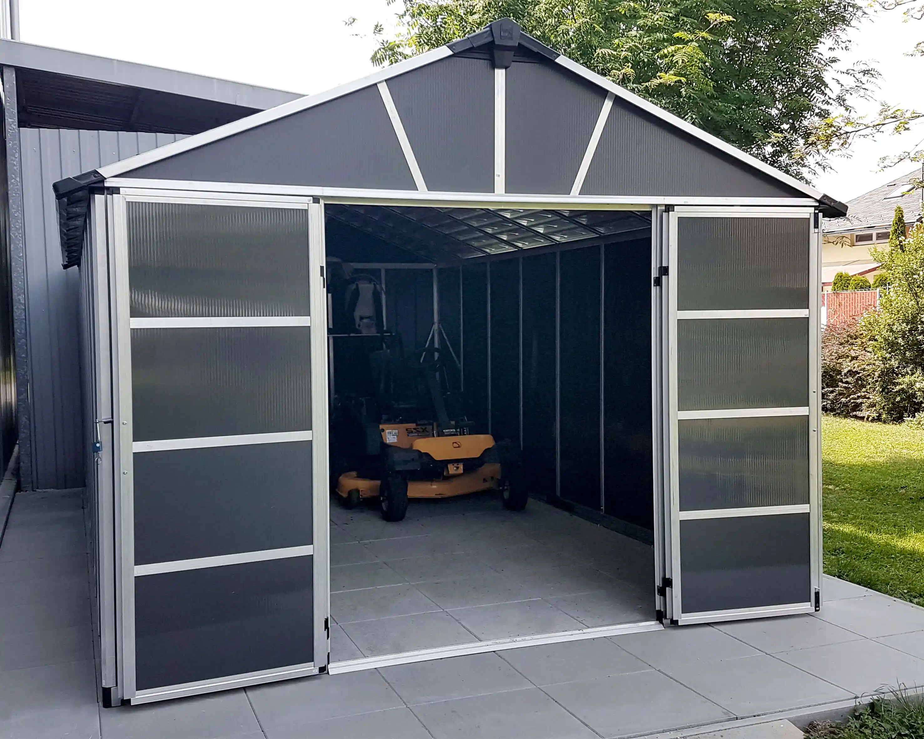Canopia Yukon 519X332 cm grote schuur Donkergrijs-7290108139273 Canopia Yukon 519X332 cm grote schuur Donkergrijs
