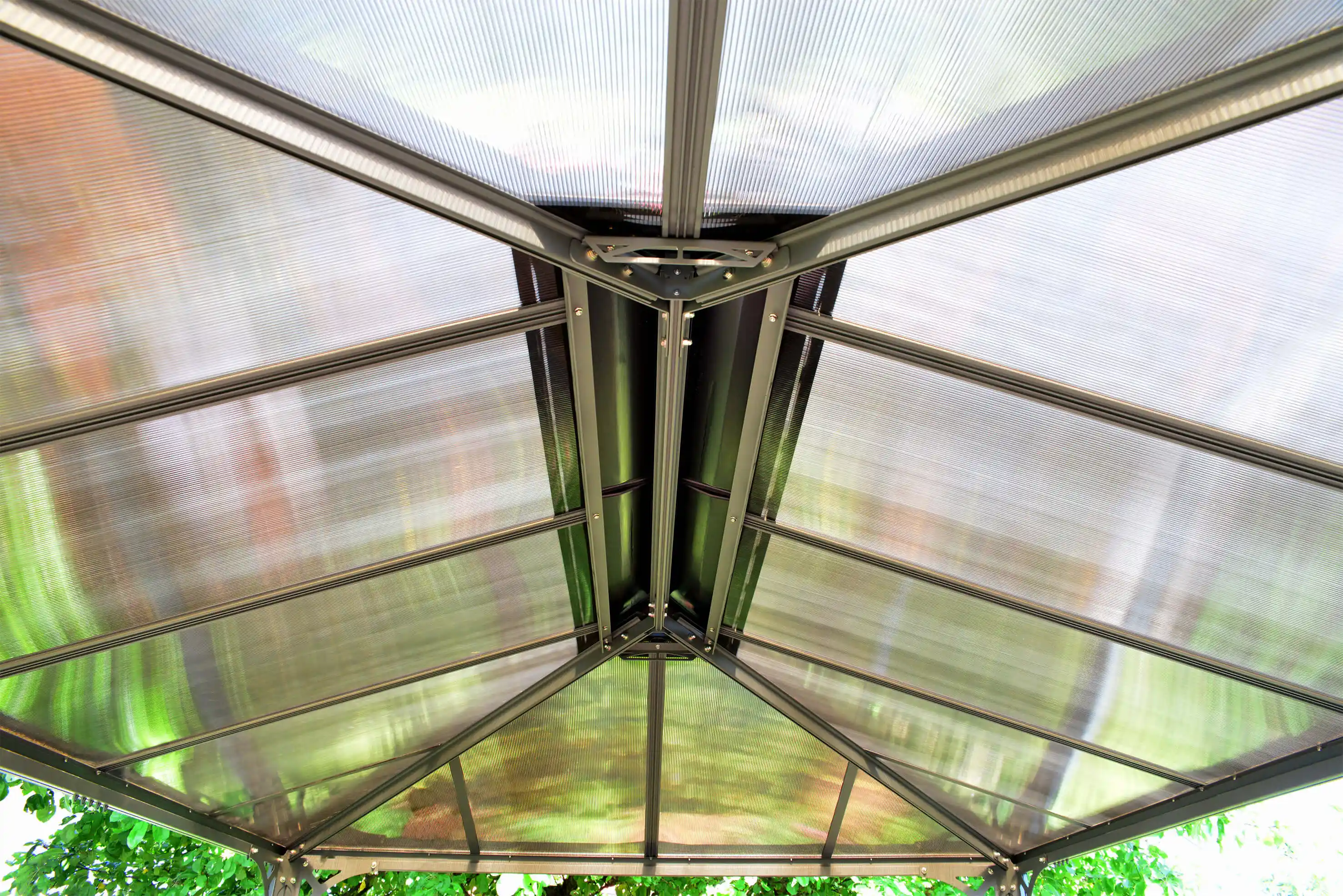 Canopia Martinique 360X295 cm tuinpaviljoen Donkergrijs Brons
