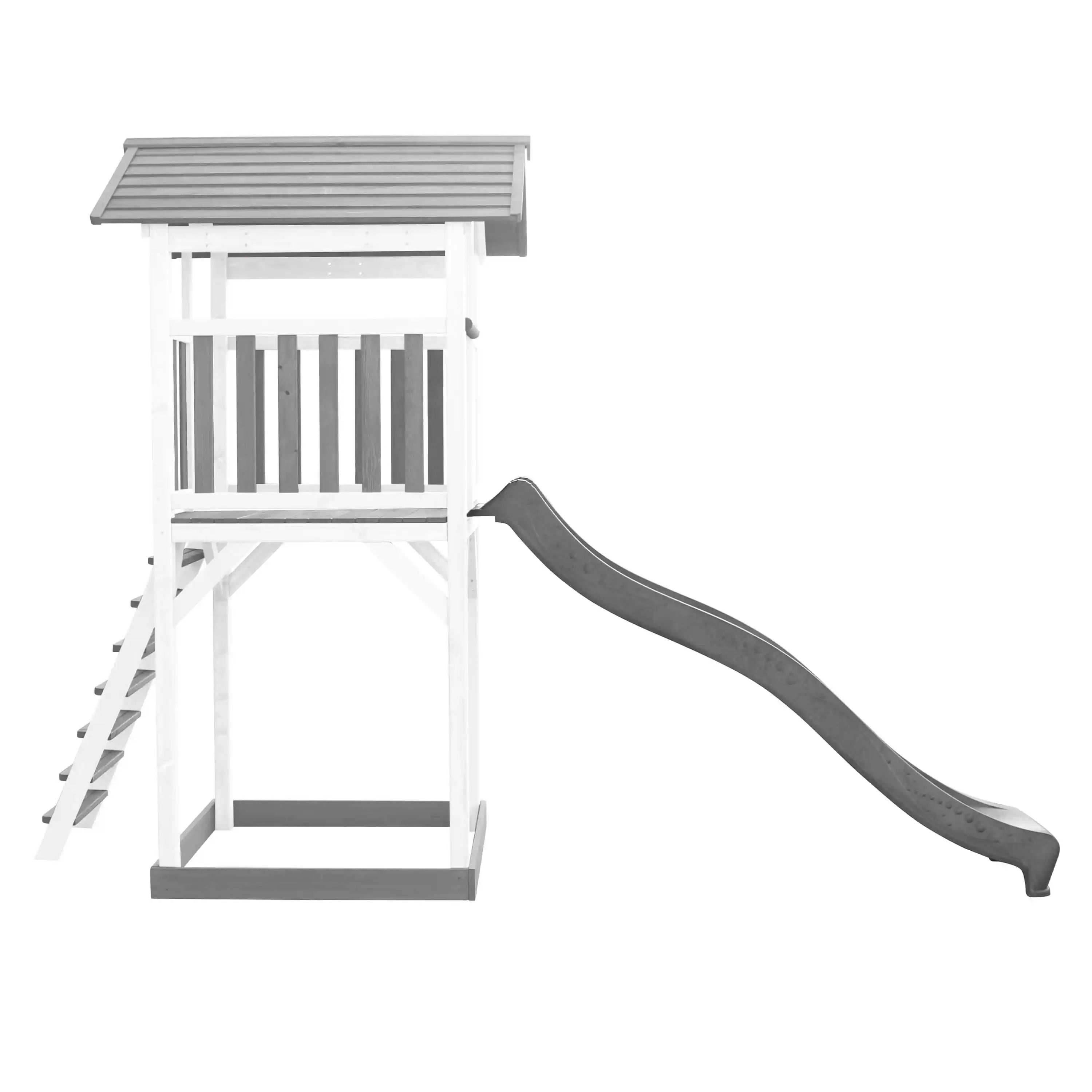 AXI Beach Tower Speeltoren Grijs/wit - Grijze Glijbaan