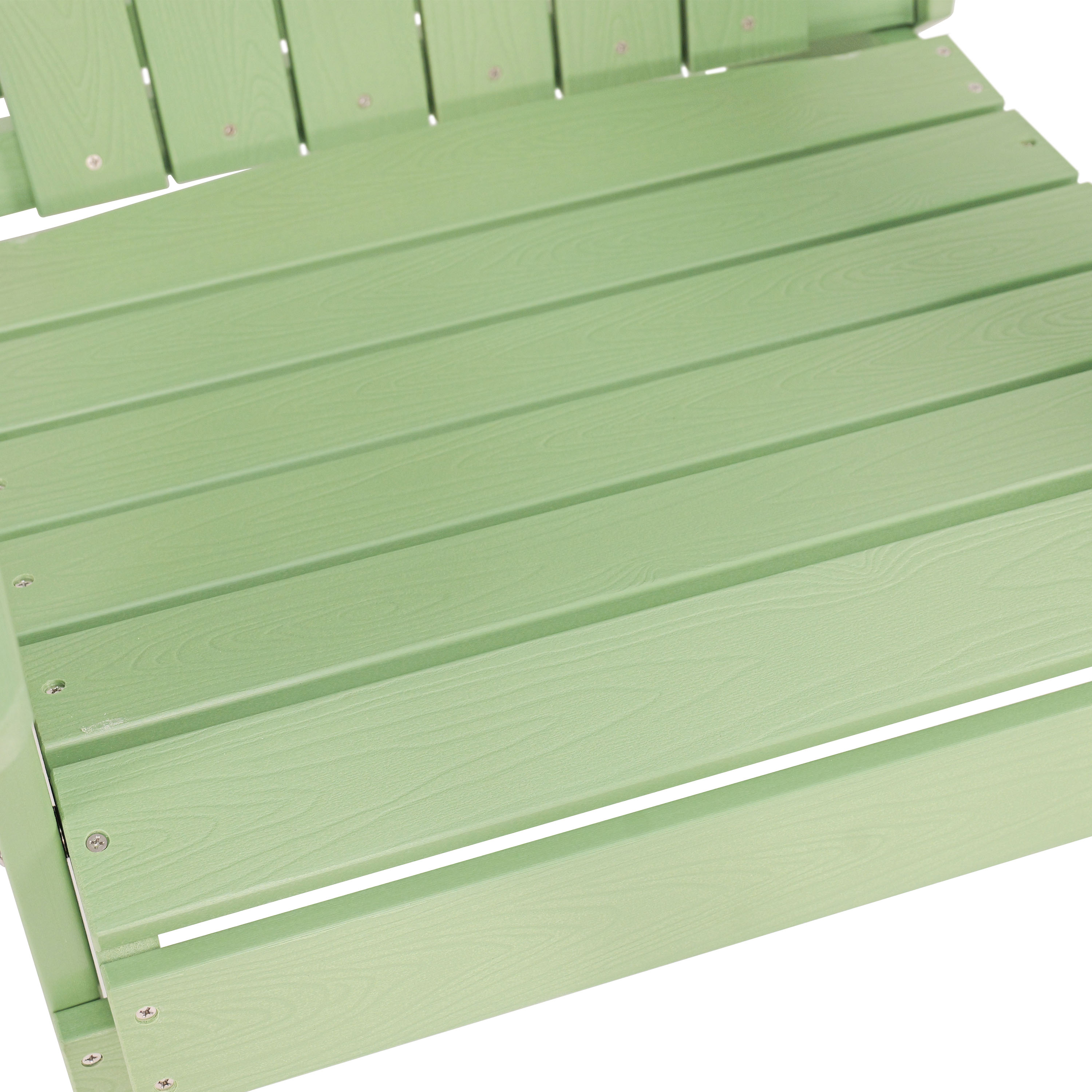 AXI Claire Folding Adirondack Chair Plastic Pastel Green