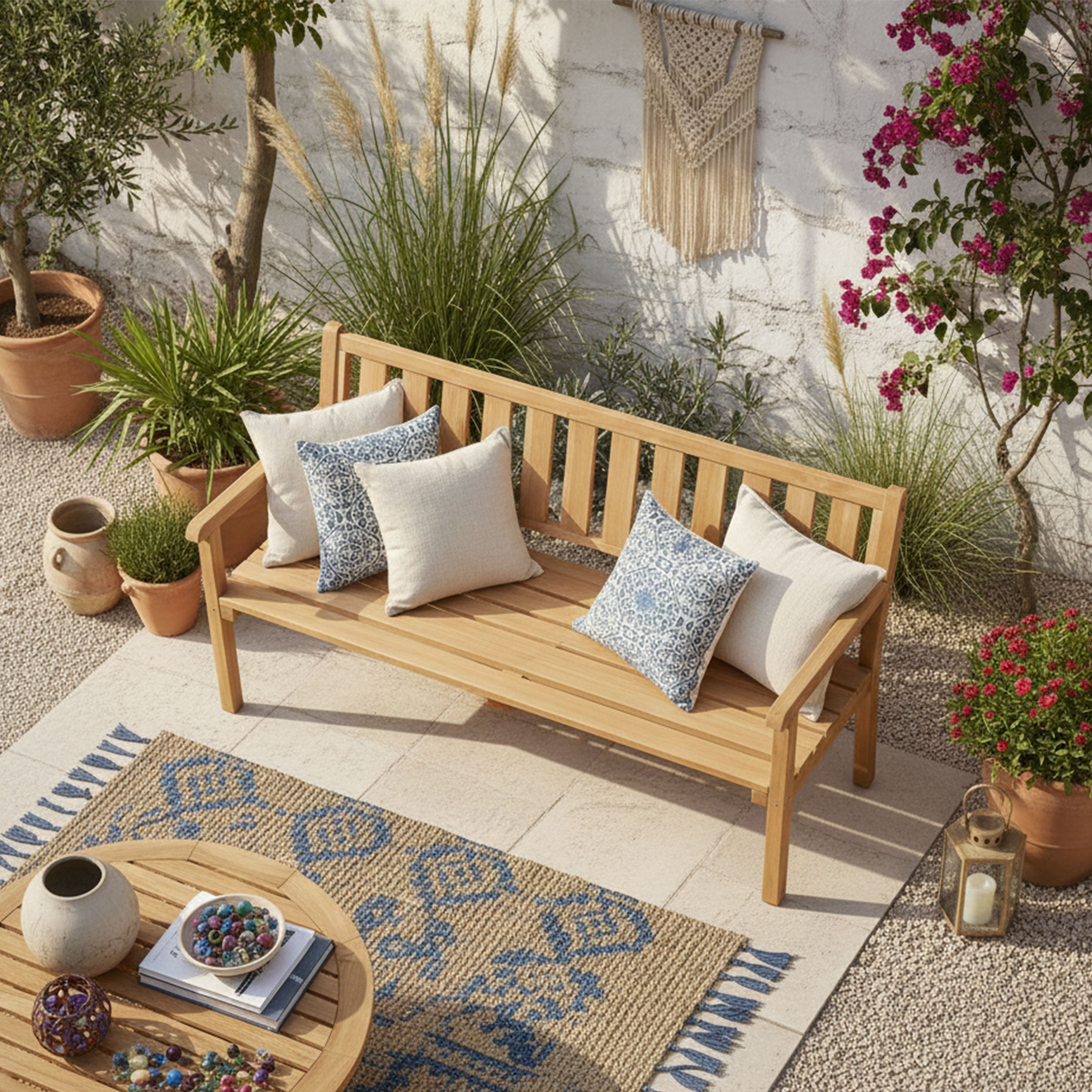 AXI Violette Wooden Garden Bench 170 cm