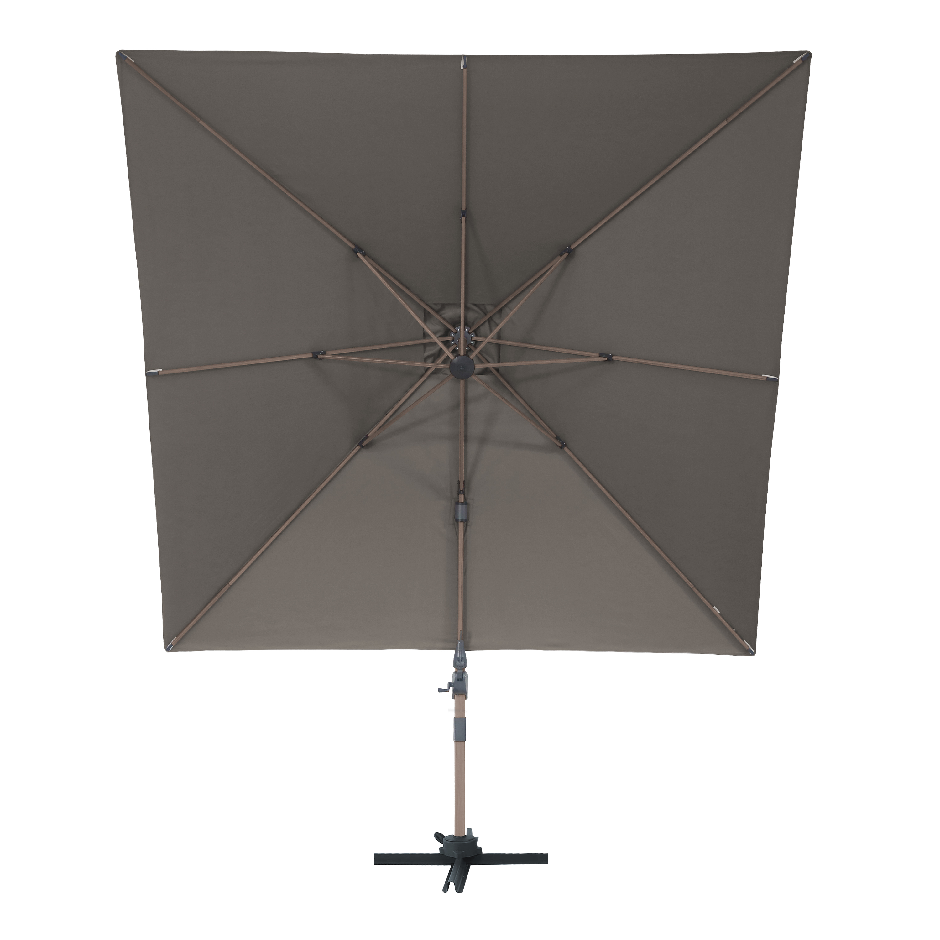 AXI Alina Cantilever Parasol 300x300cm Oak-look/Taupe