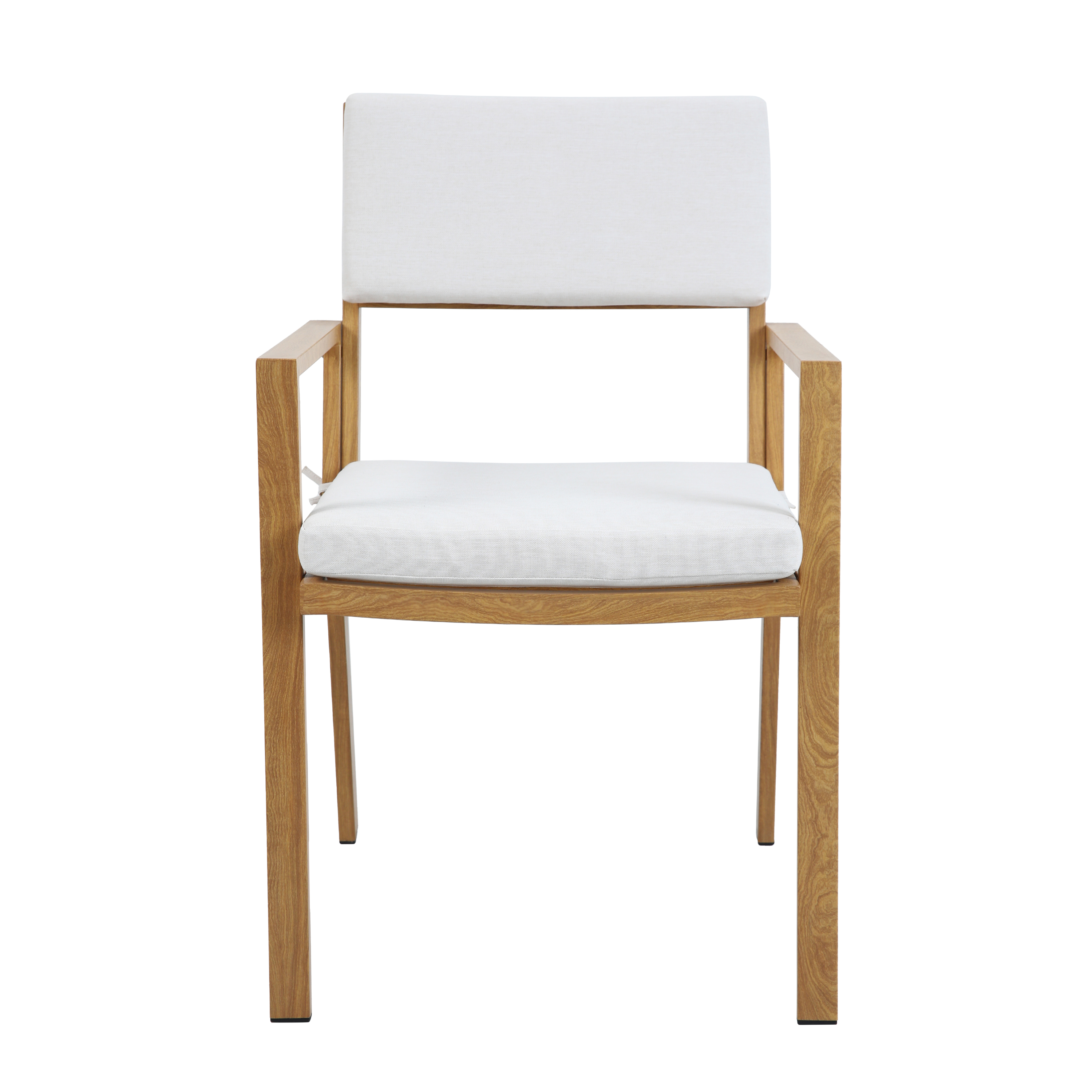 AXI Jada Tuinset met 6 stoelen Houtlook/beige