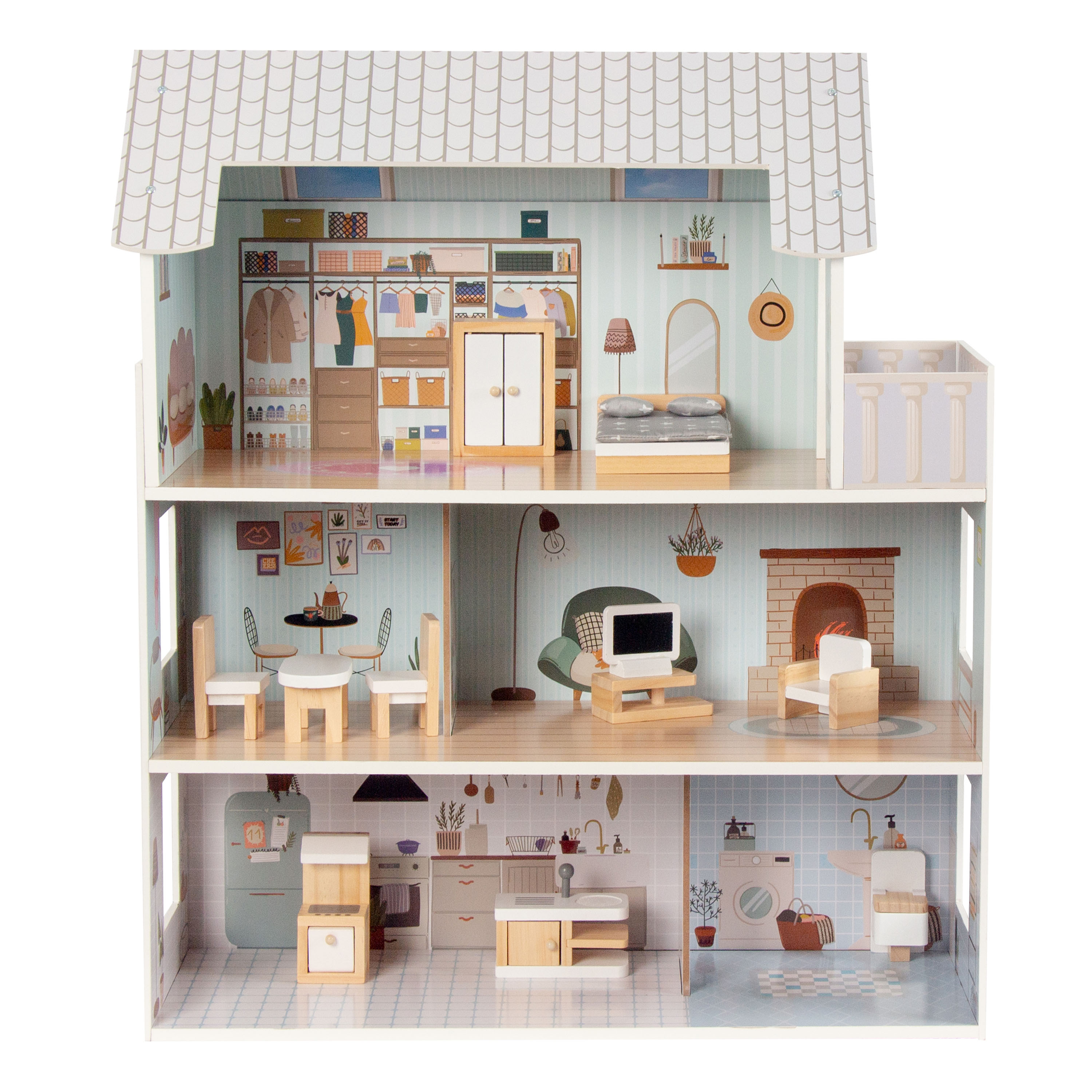 Sunny Yara Wooden Dollhouse
