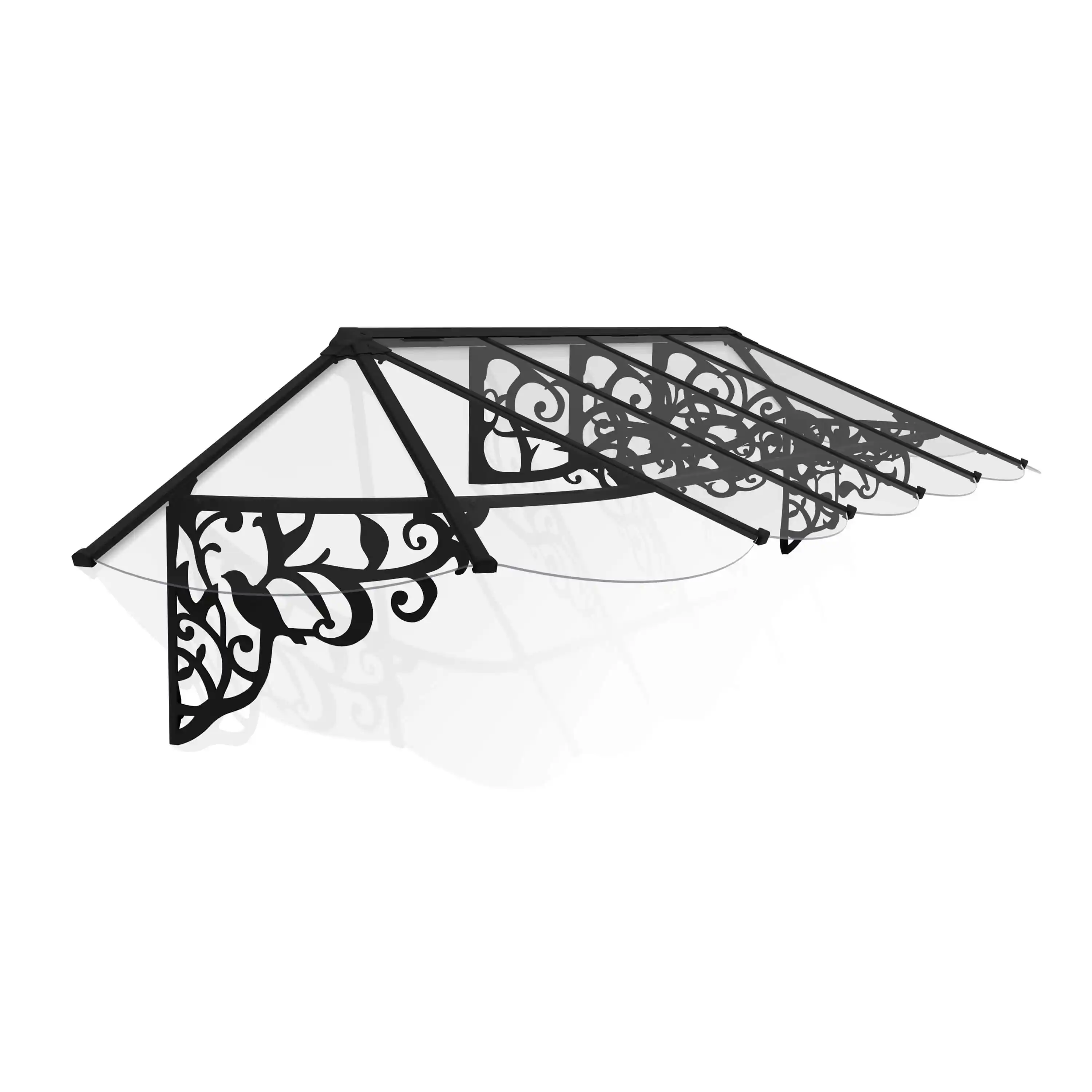 Canopia Lily 370X88X70 cmDeur en Veranda Luifel Zwart Helder