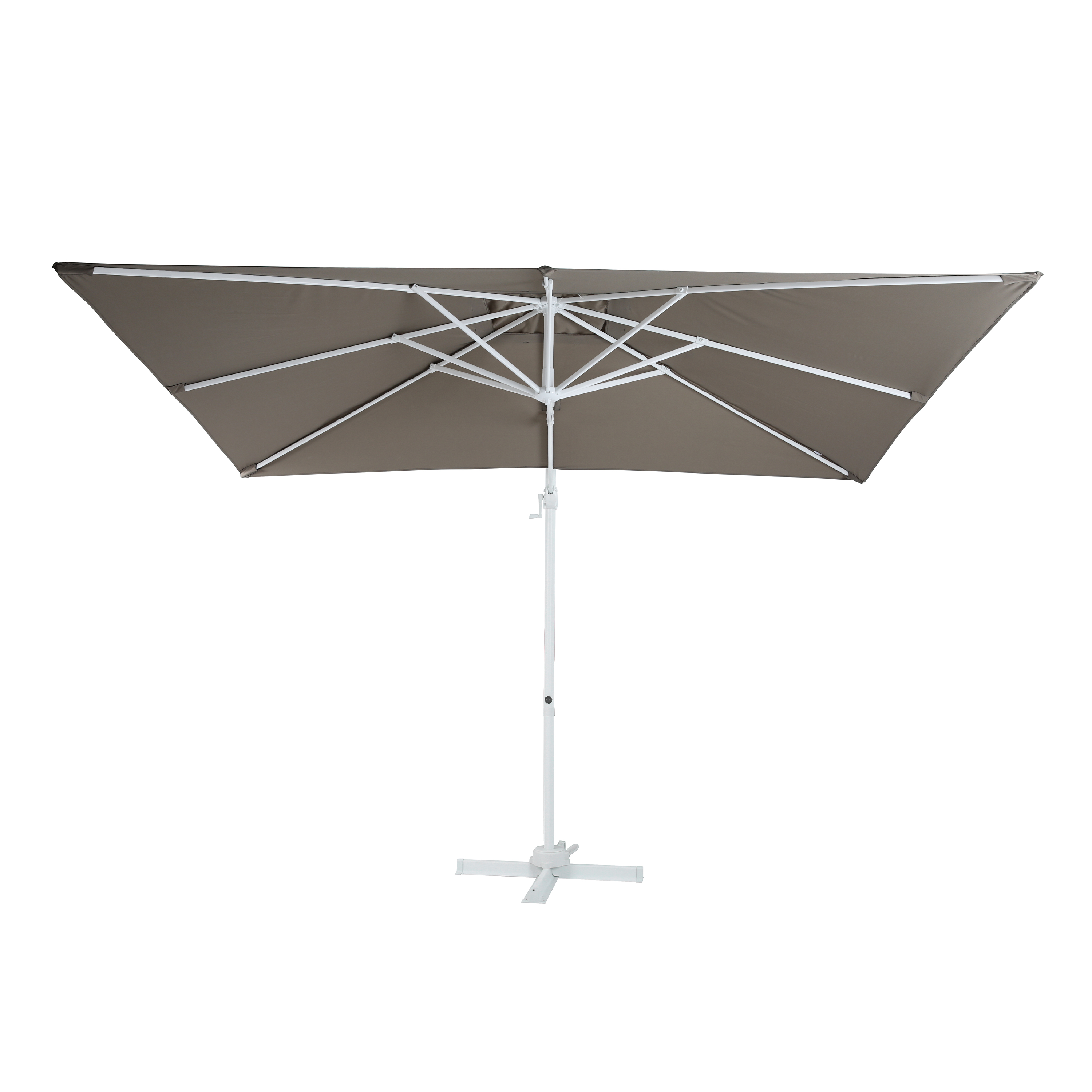 AXI Coco Zweefparasol 200x300cm Wit/taupe 