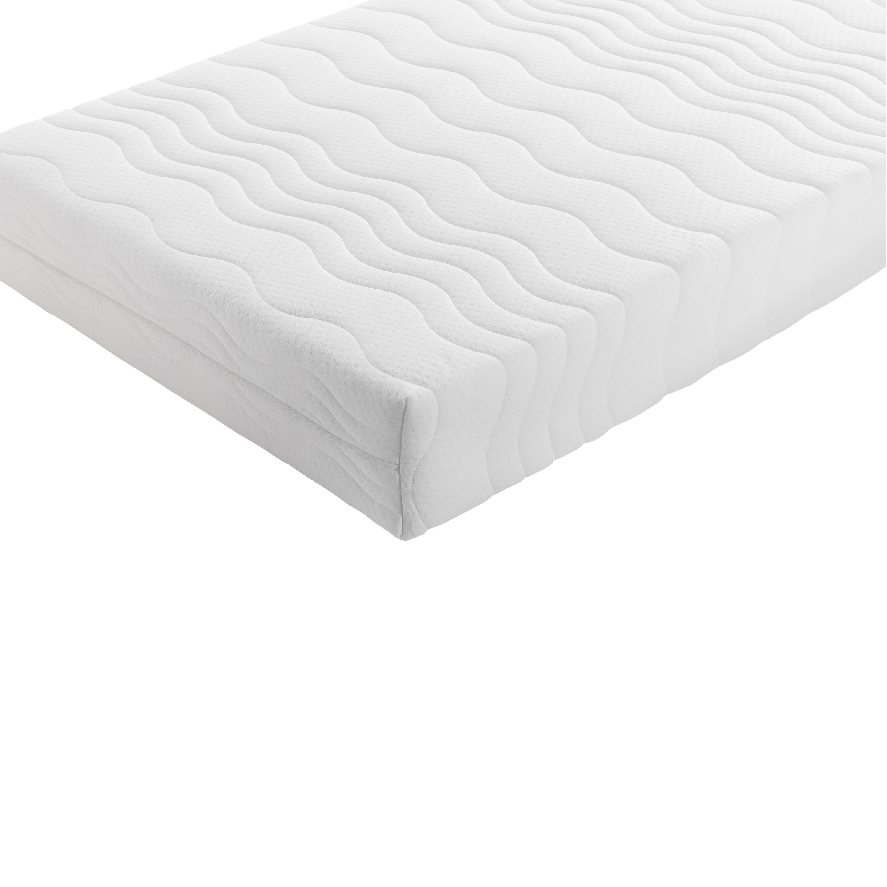 Sunny Kae House Bed with Guardrail Brown – With Mattress