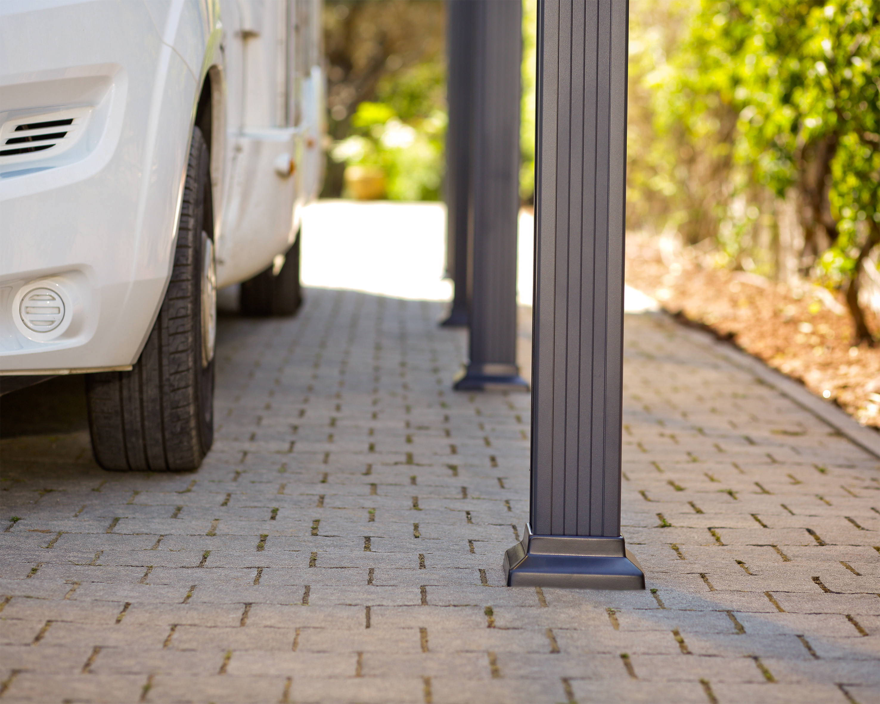 Canopia Alpine 1290X359X307 cm RV Carport en Boothuis Donkergrijs Brons