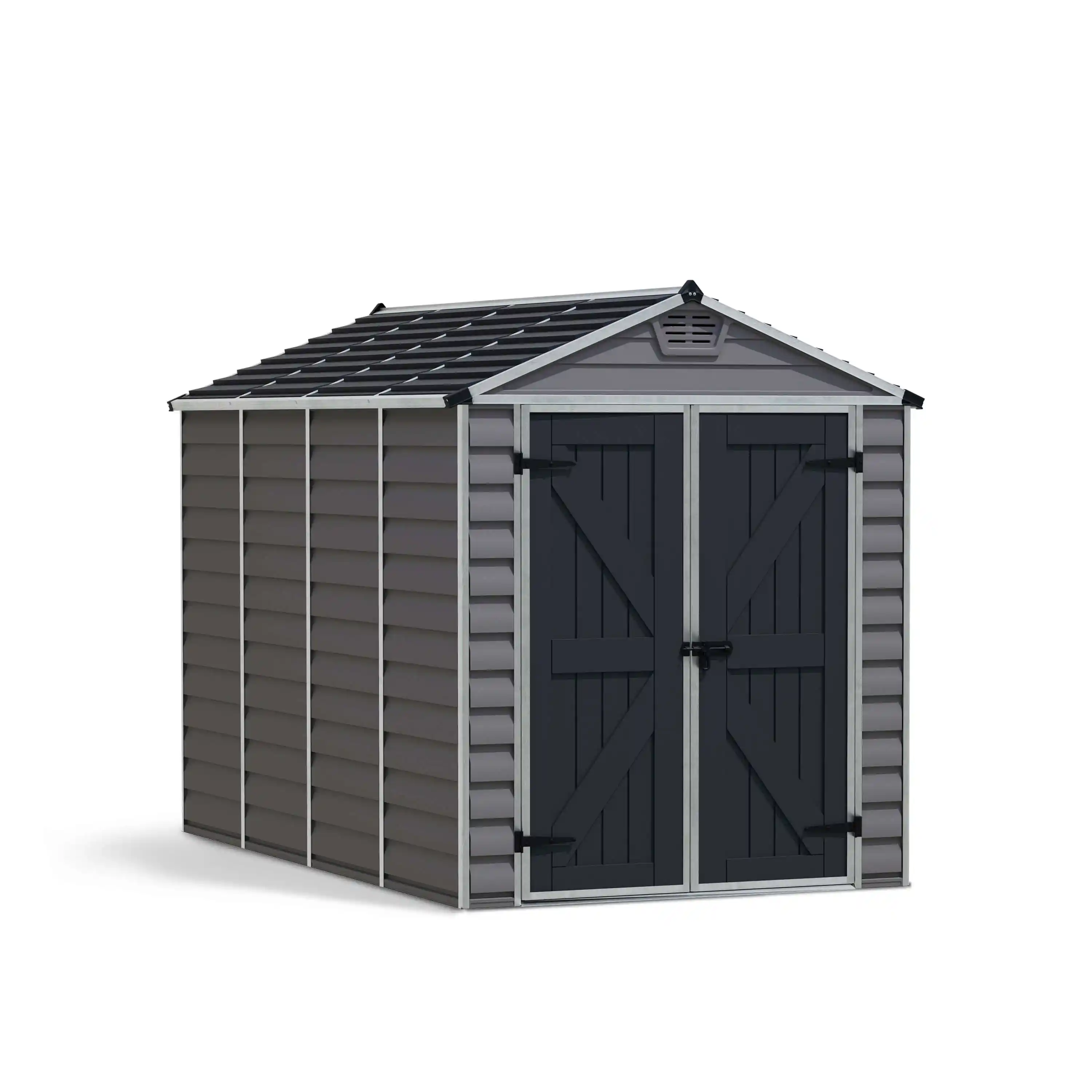 Canopia Skylight 303X185X217 cm Openlucht schuur voor tuin Donkergrijs Deco