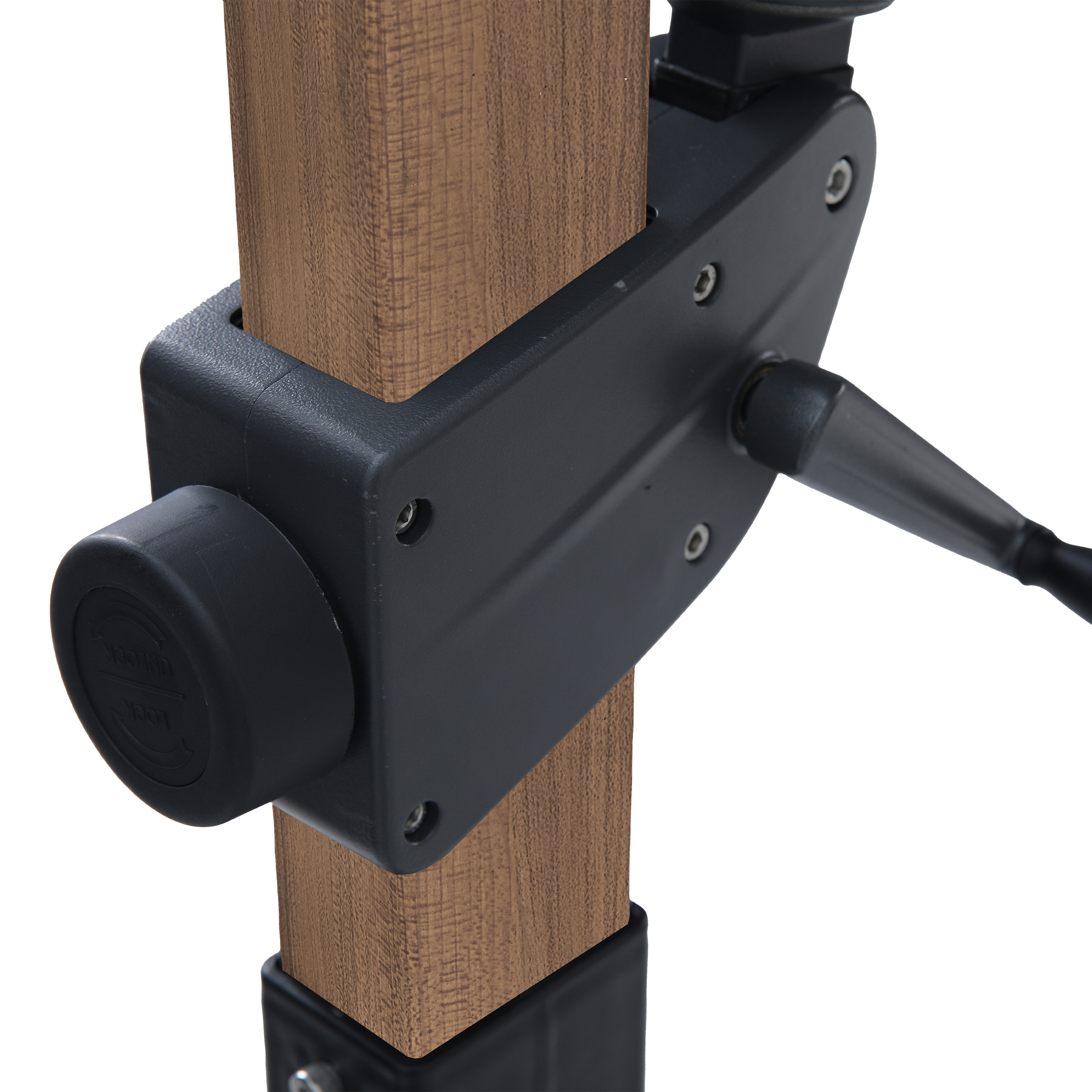 AXI Apollo Premium Cantilever Parasol 300x300cm - Oak-look/Beige