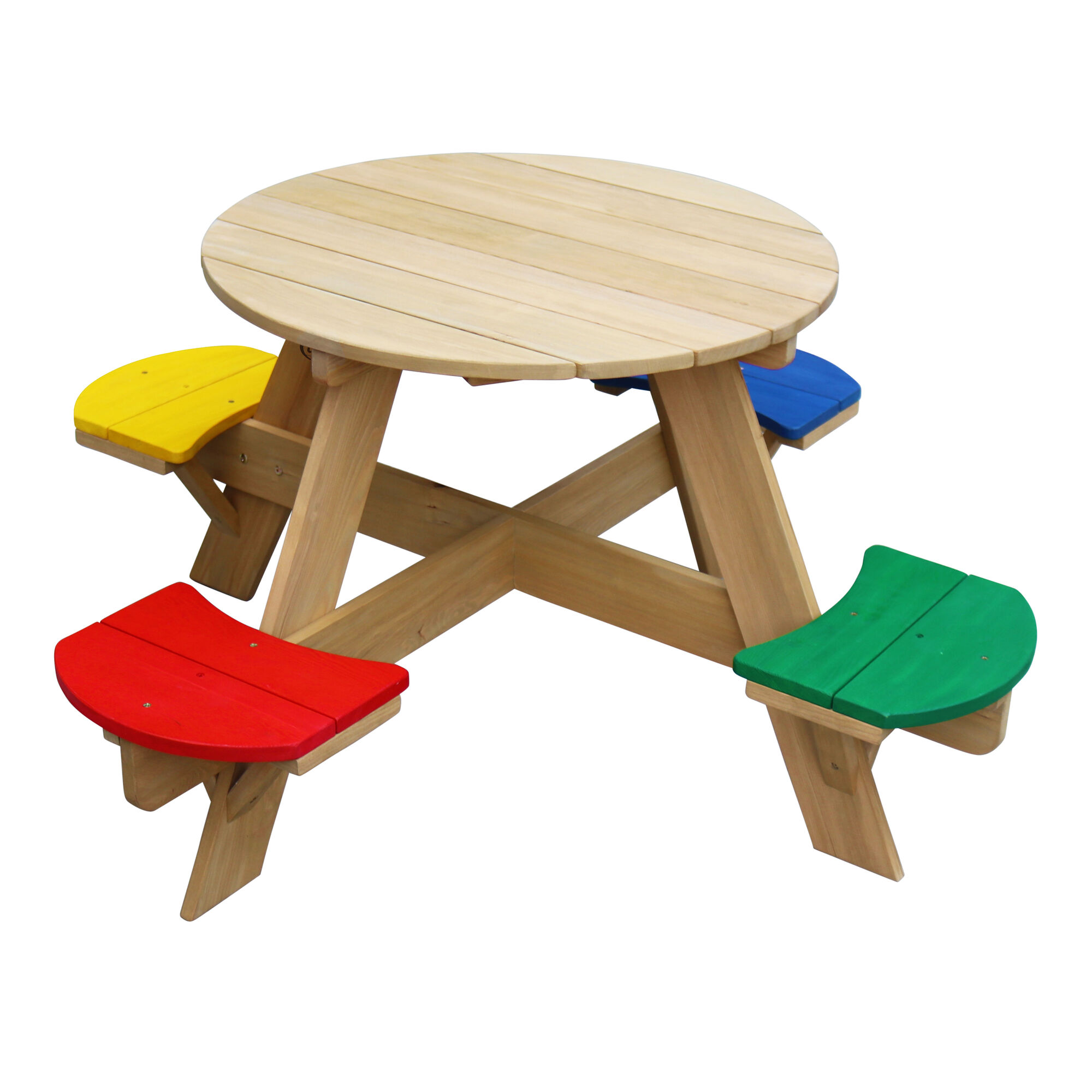 AXI UFO Picknicktafel Rond Regenboog