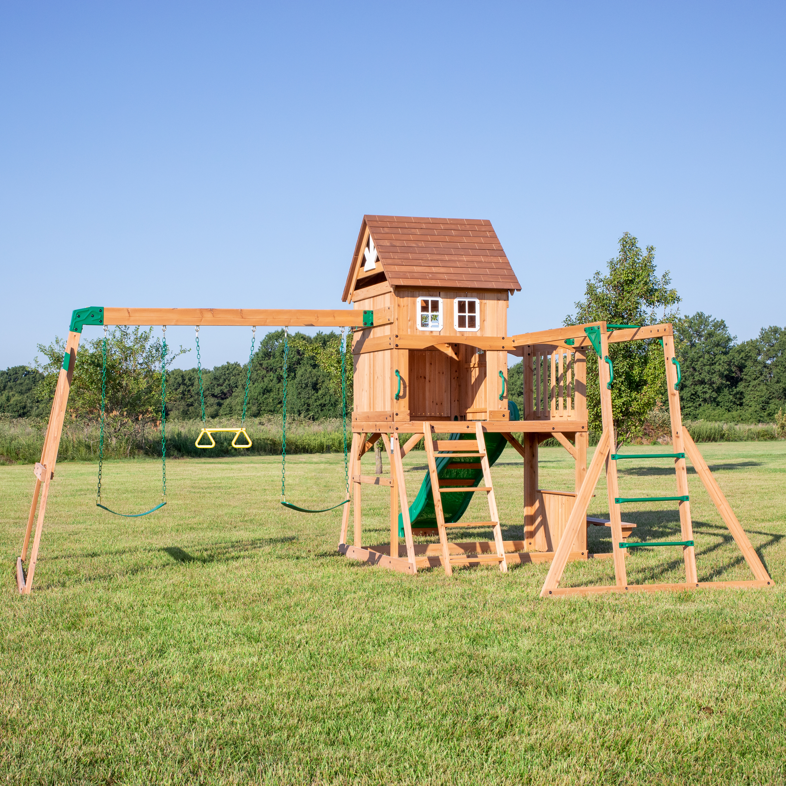 Backyard Discovery Montpelier Play Tower-0752113302112 Backyard Discovery Montpelier Play Tower
