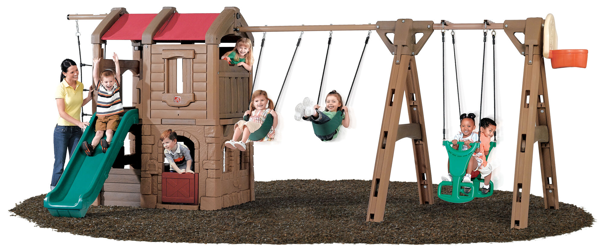 Step2 Naturally Playful Adventure Lodge Play Center w/Glider
