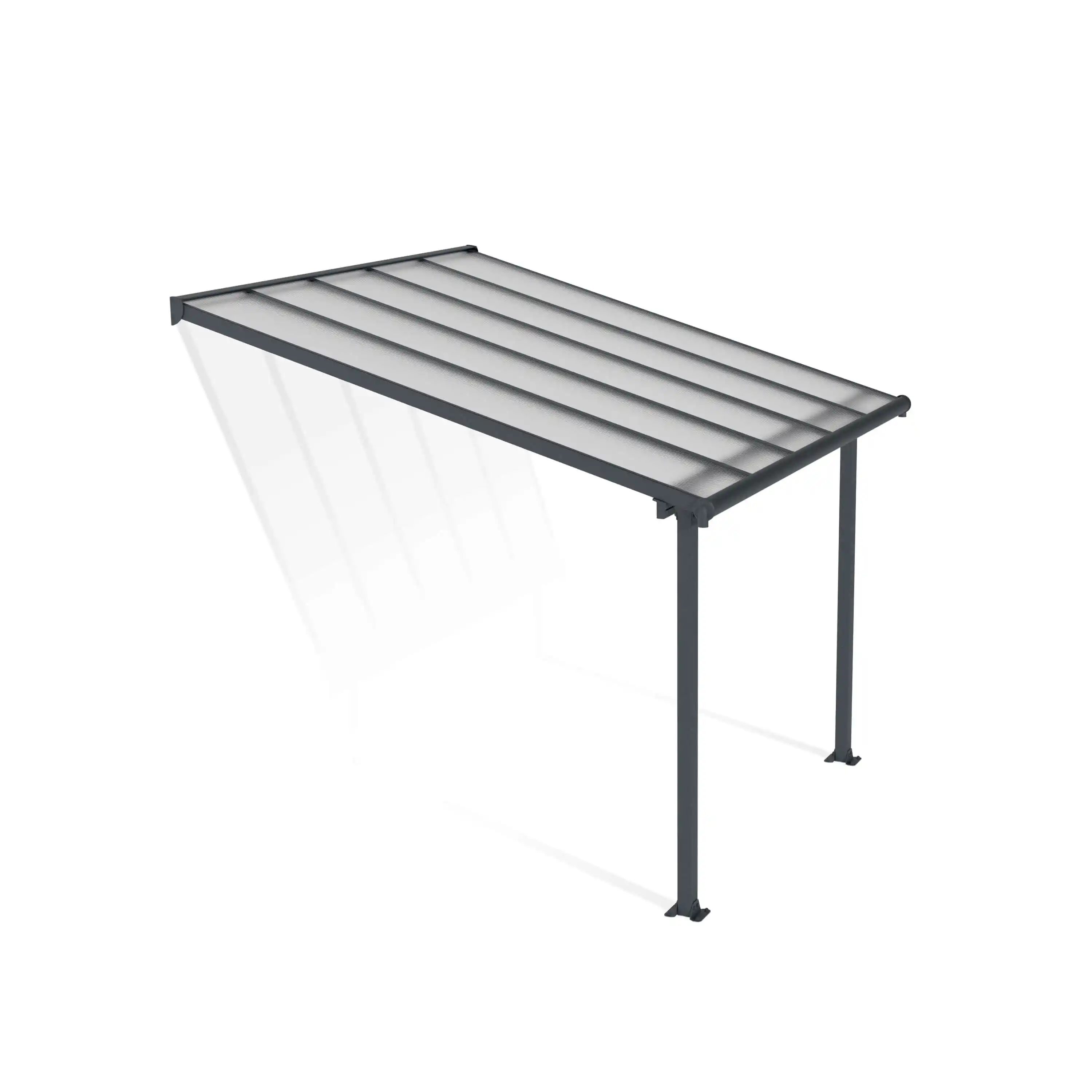 Canopia Olympia 307X294 cm Terrasoverkapping Donkergrijs Helder