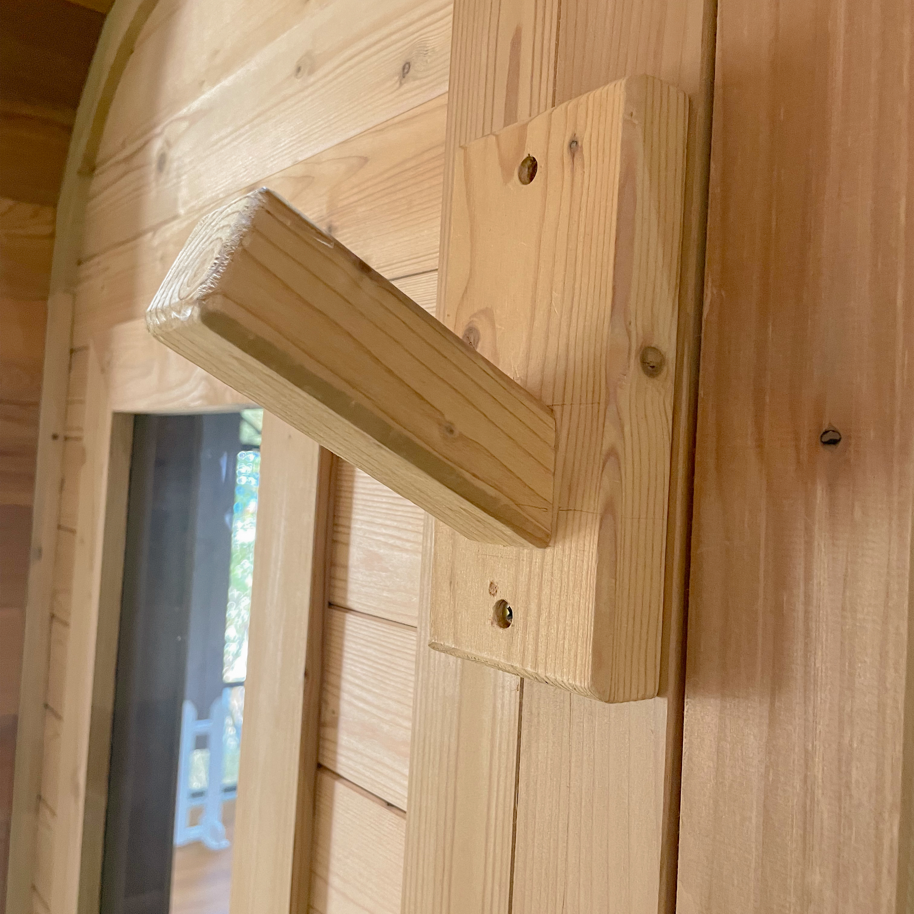 AXI Cube Outdoor Sauna Thermowood 2-4 Persons - excl. Sauna Heater