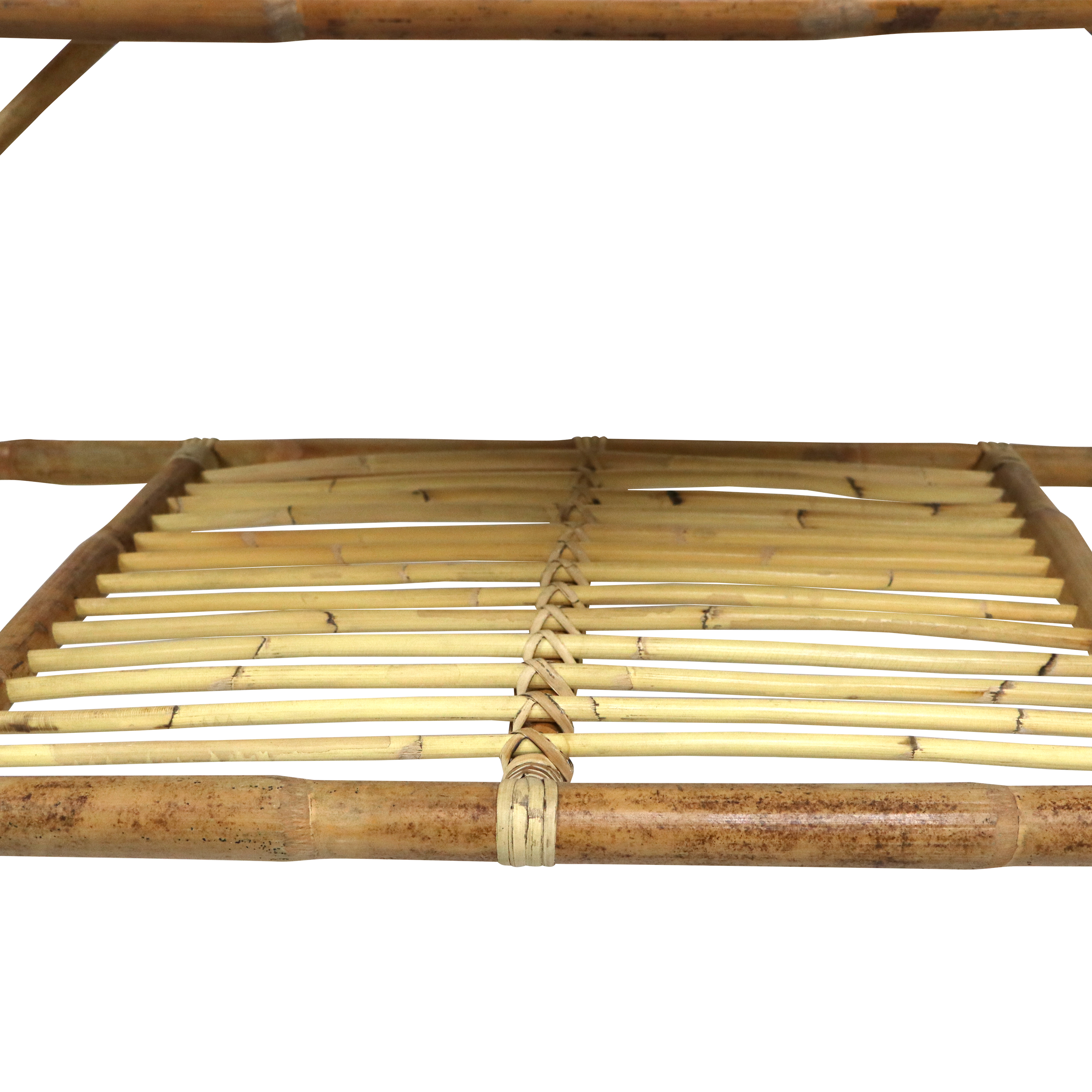 AXI Mary Rattan Lounge Set – 4-Piece with Sofa. Table. and 2 Chairs Natural/White