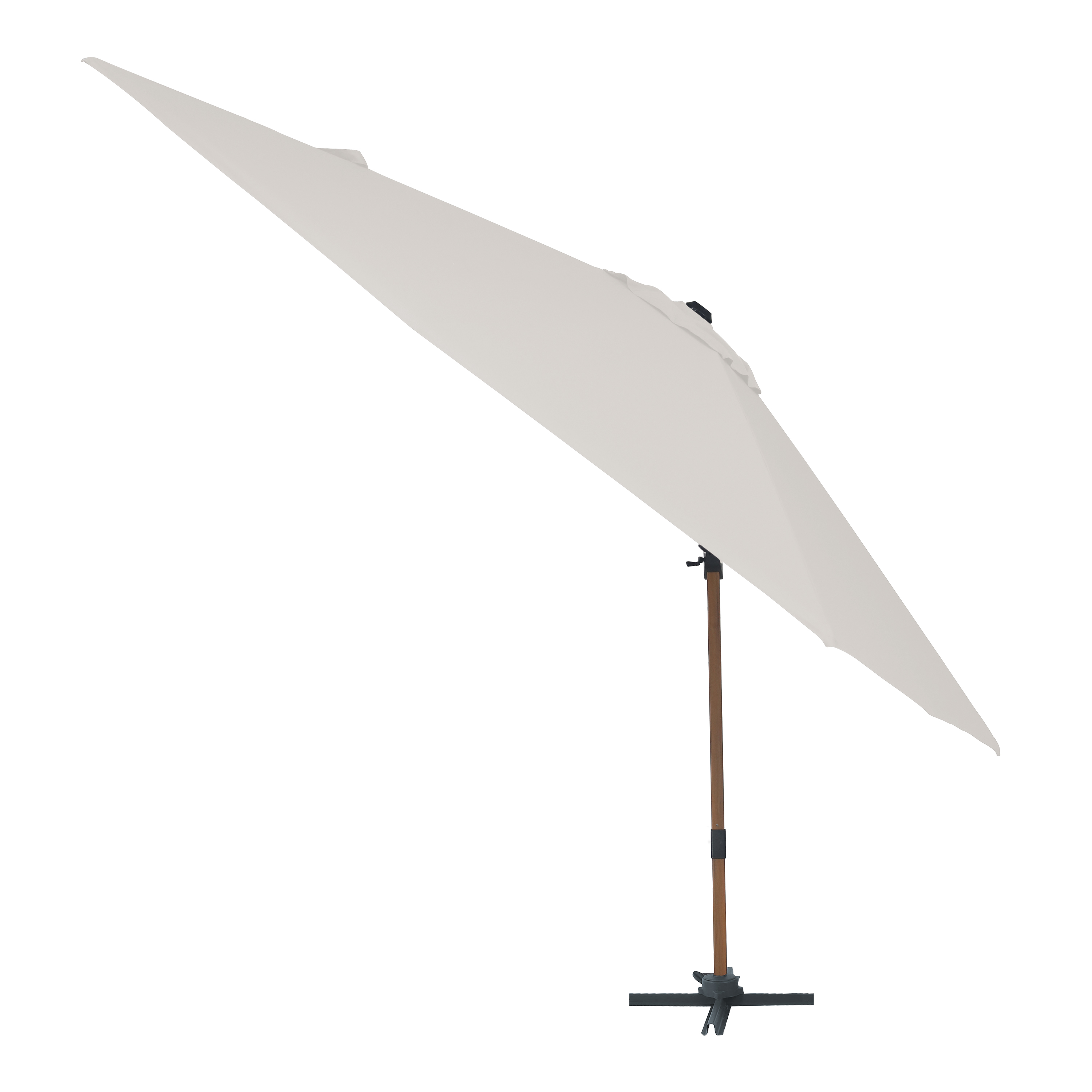 AXI Alina Cantilever Parasol 300x300cm Wood-look/Beige