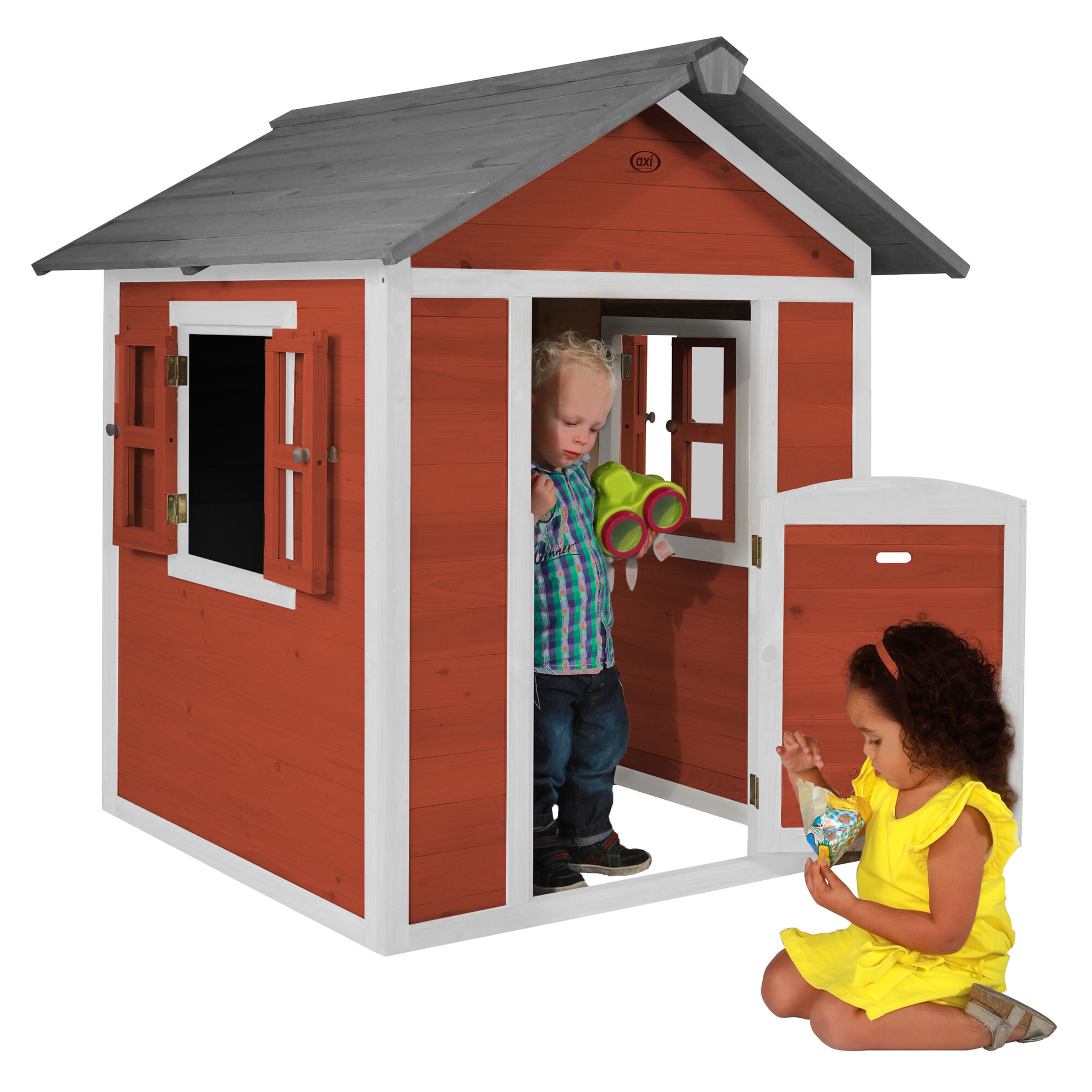 AXI Lodge Playhouse Scandinavian Red